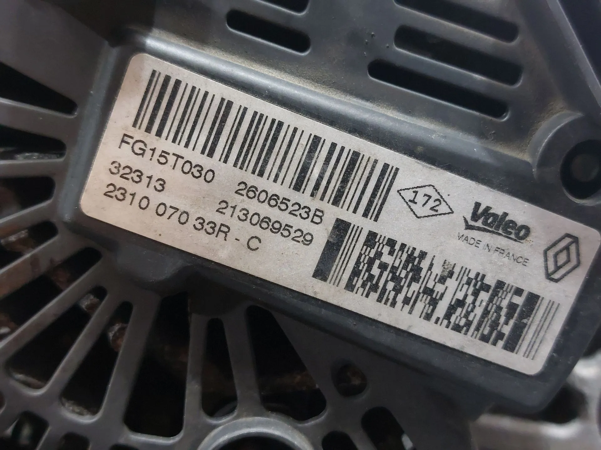 Alternador RENAULT Scénic III (JZ0/1_) Imagem-4