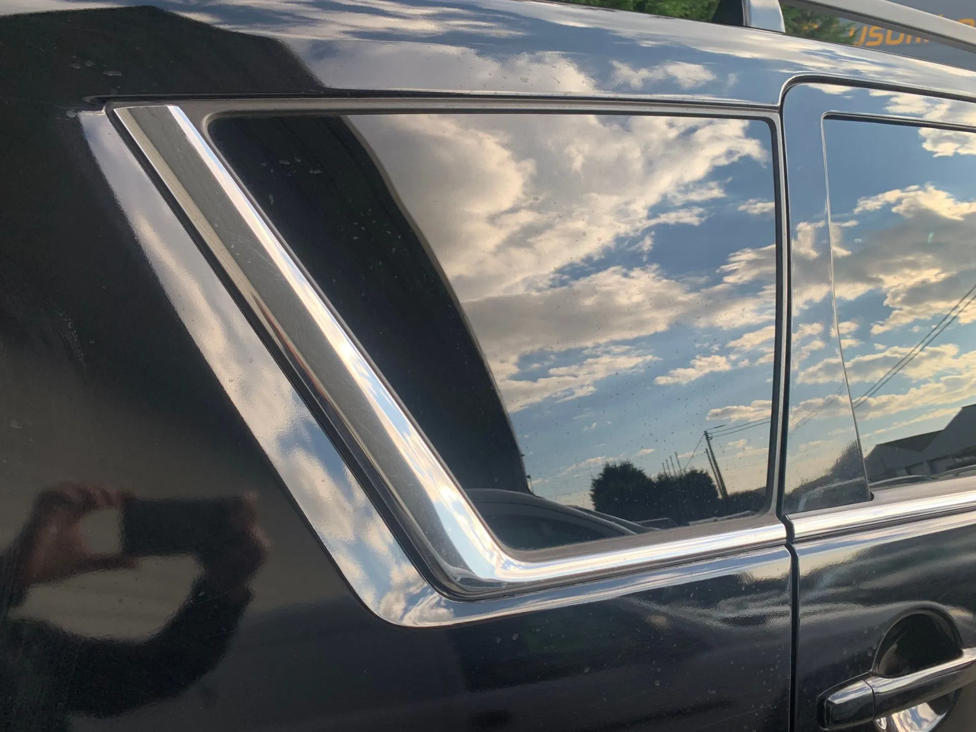 Right rear quarter glass MITSUBISHI Outlander II (CW_W)