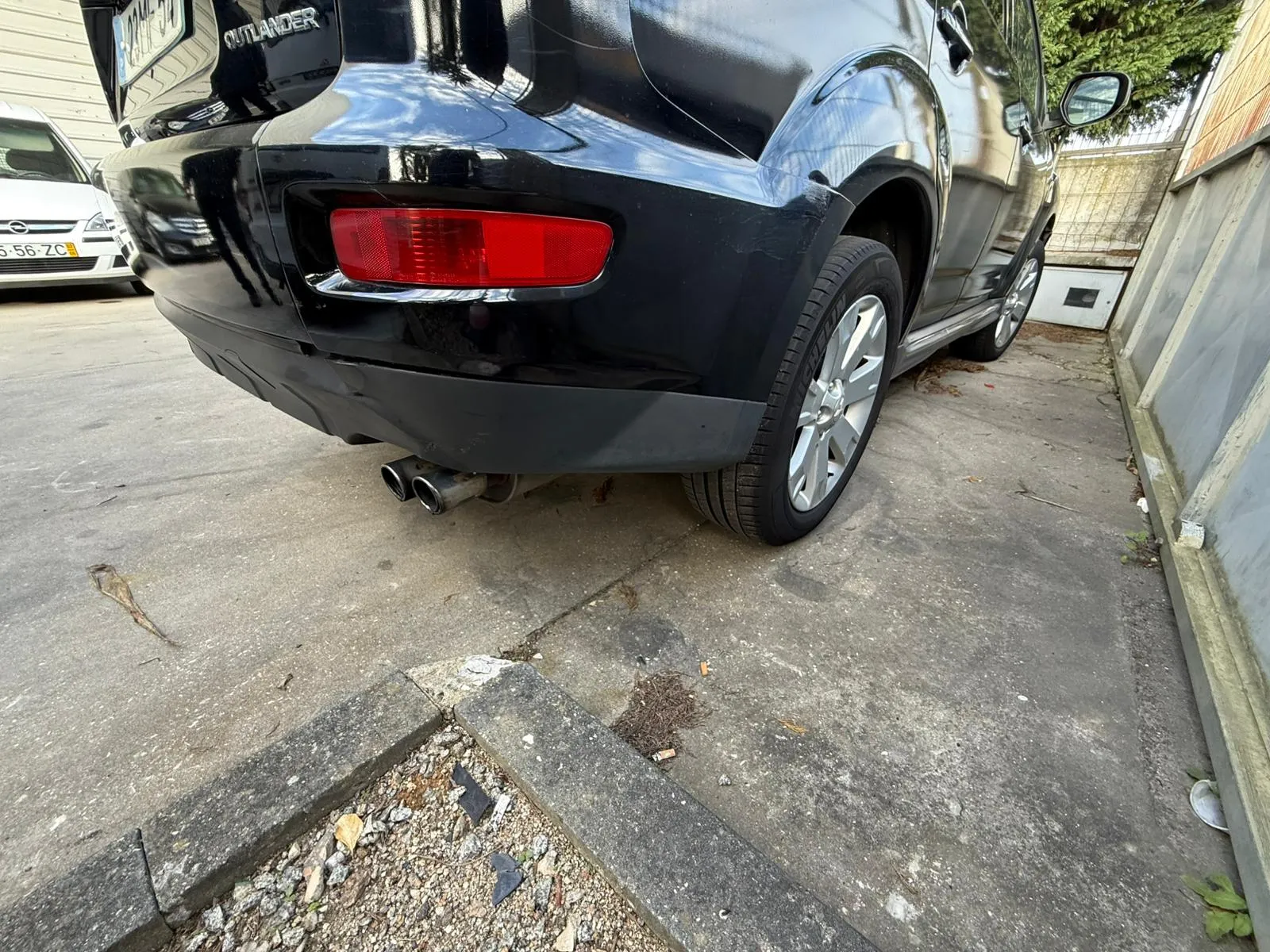 Rear Bumper MITSUBISHI Outlander II (CW_W) Imagem-2
