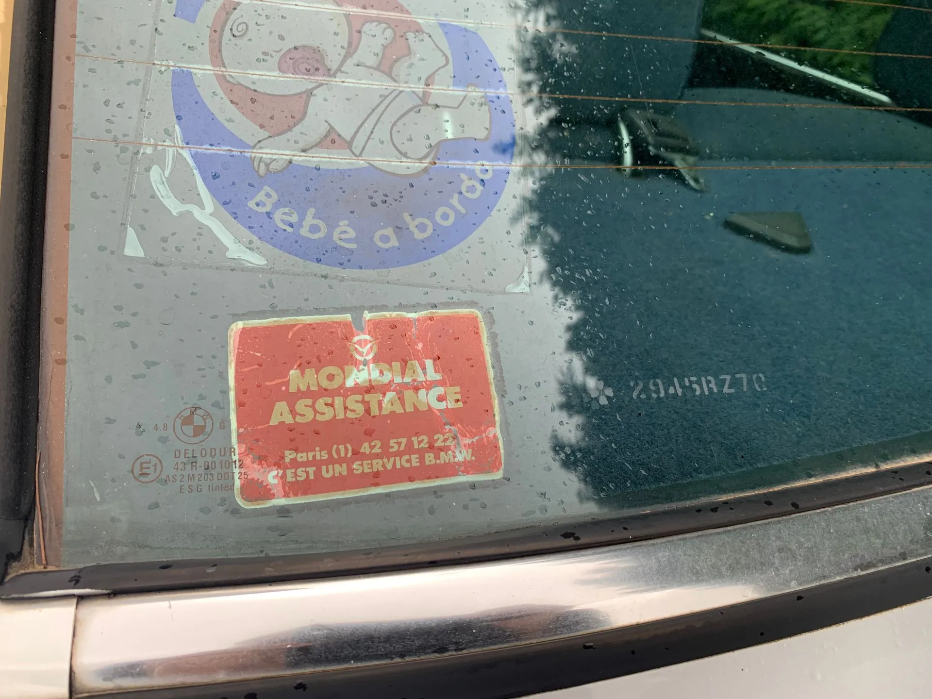  Rear windscreen BMW 5 (E28) Imagem-2