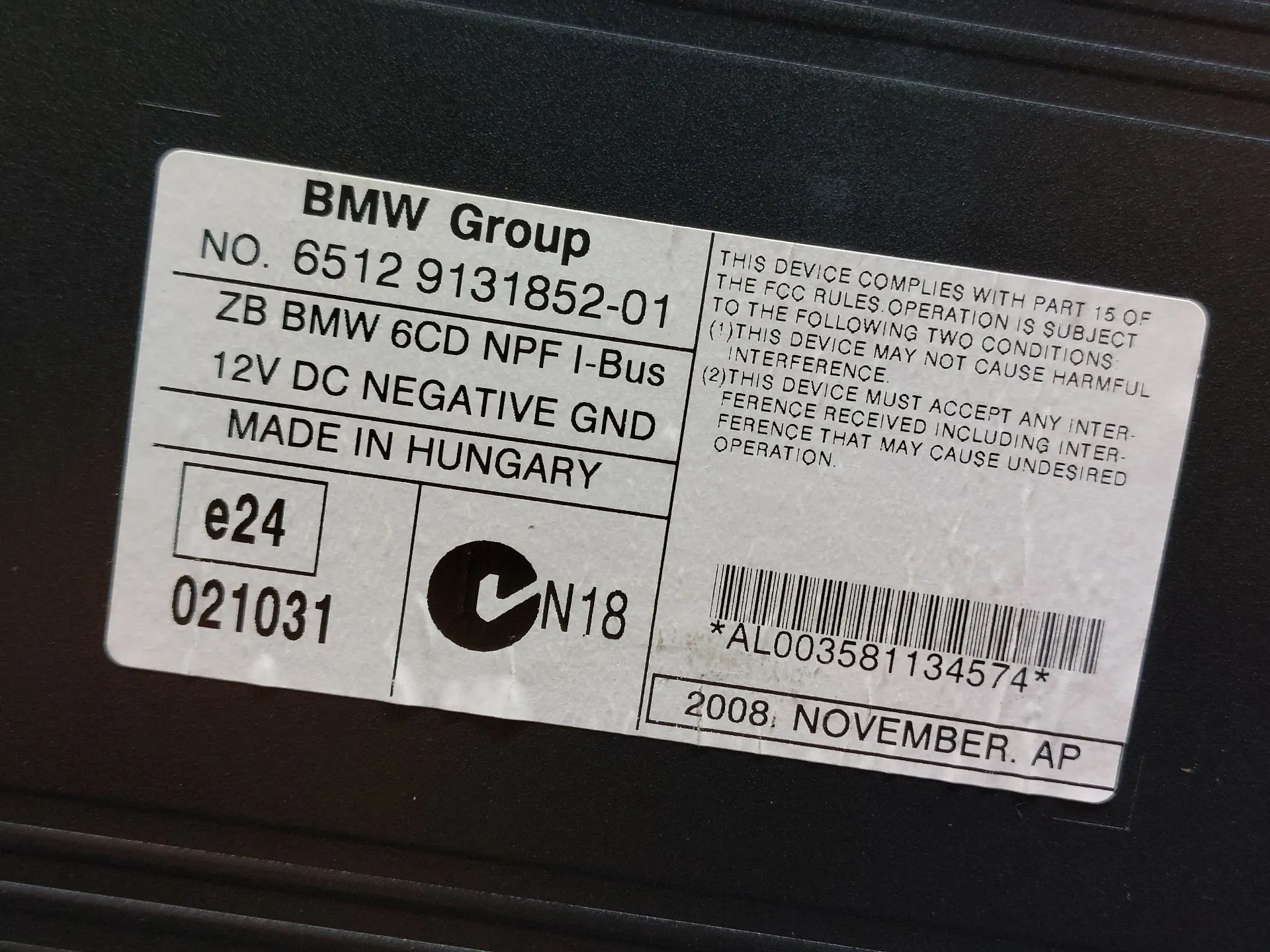 CD reader / box BMW X3 (E83) Imagem-5