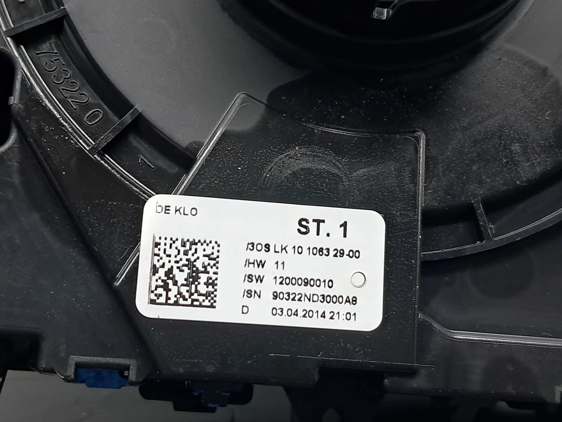 Sensor ángulo dirección PORSCHE Cayenne (92A) Imagem-3