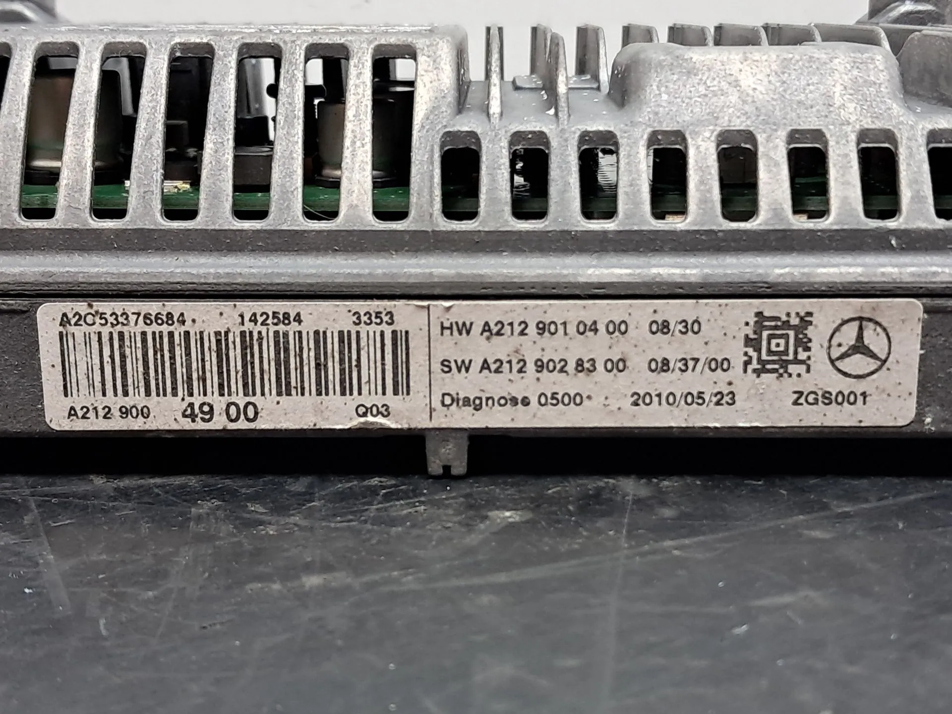 Display / schermo informazioni MERCEDES-BENZ Classe E Cabriolet (A207) Imagem-6