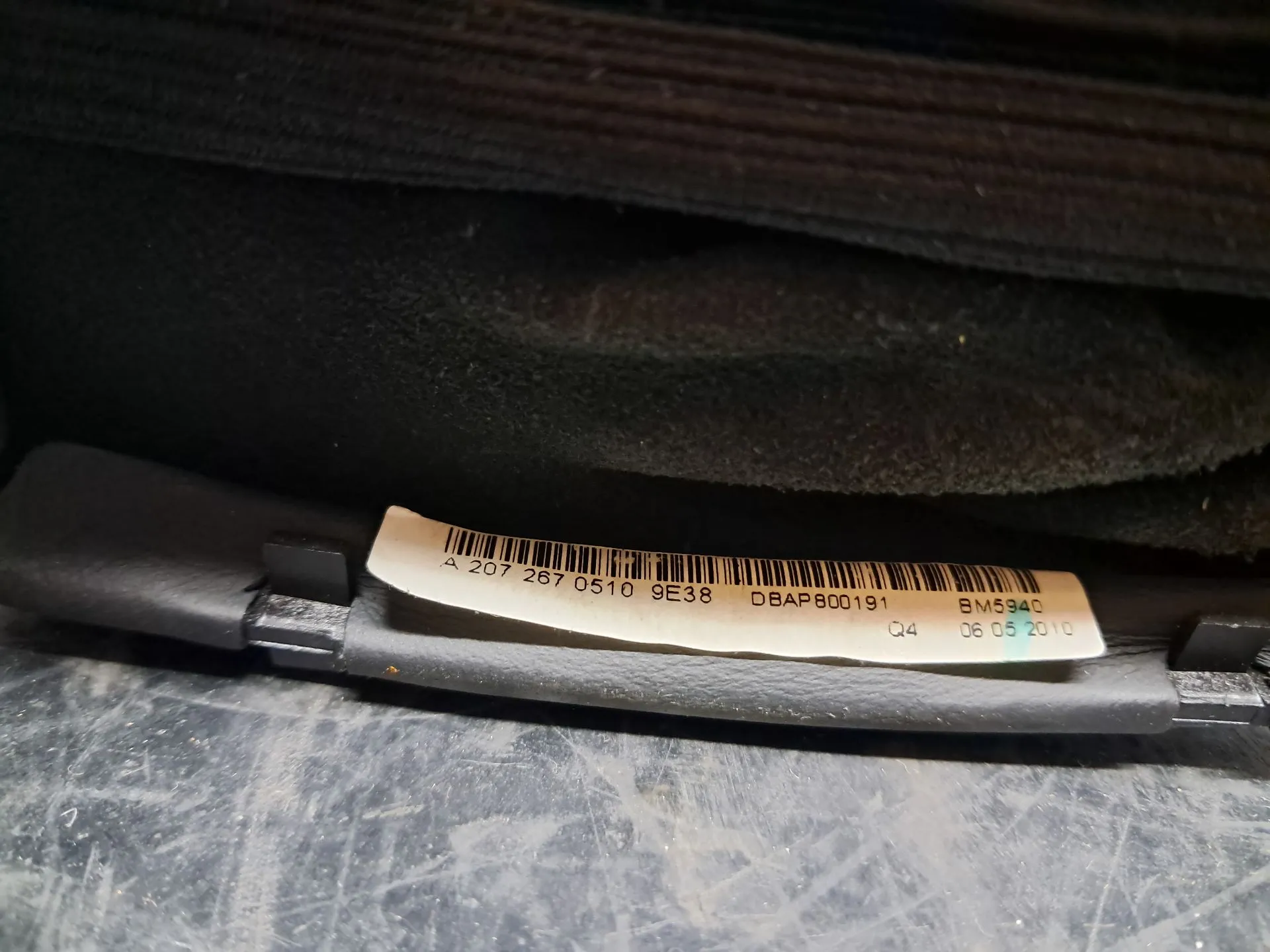 Pommeau / Soufflet de levier MERCEDES-BENZ Classe E Cabriolet (A207) Imagem-3