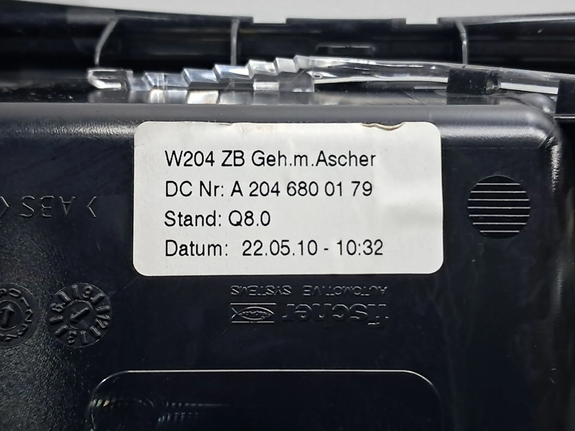 Posacenere MERCEDES-BENZ Classe E Cabriolet (A207) Imagem-4