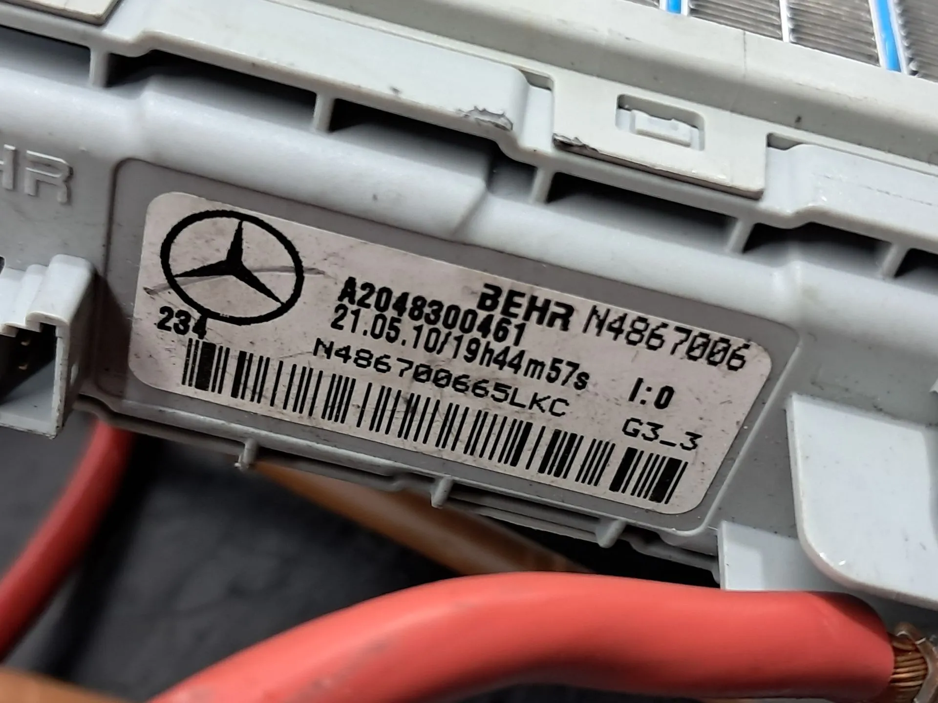 Resistenza riscaldamento MERCEDES-BENZ Classe E Cabriolet (A207) Imagem-3