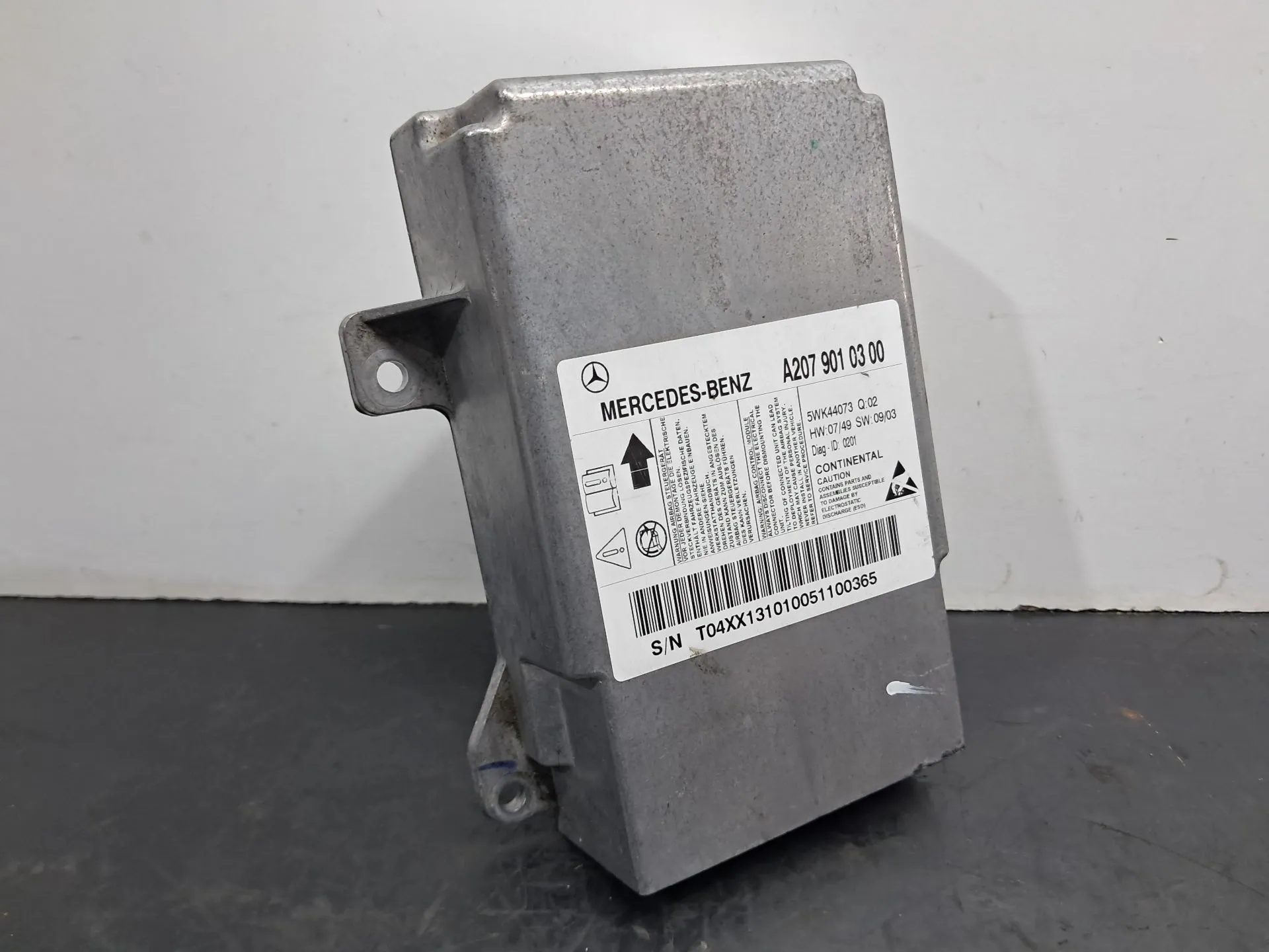 Centralina airbag MERCEDES-BENZ Classe E Cabriolet (A207)