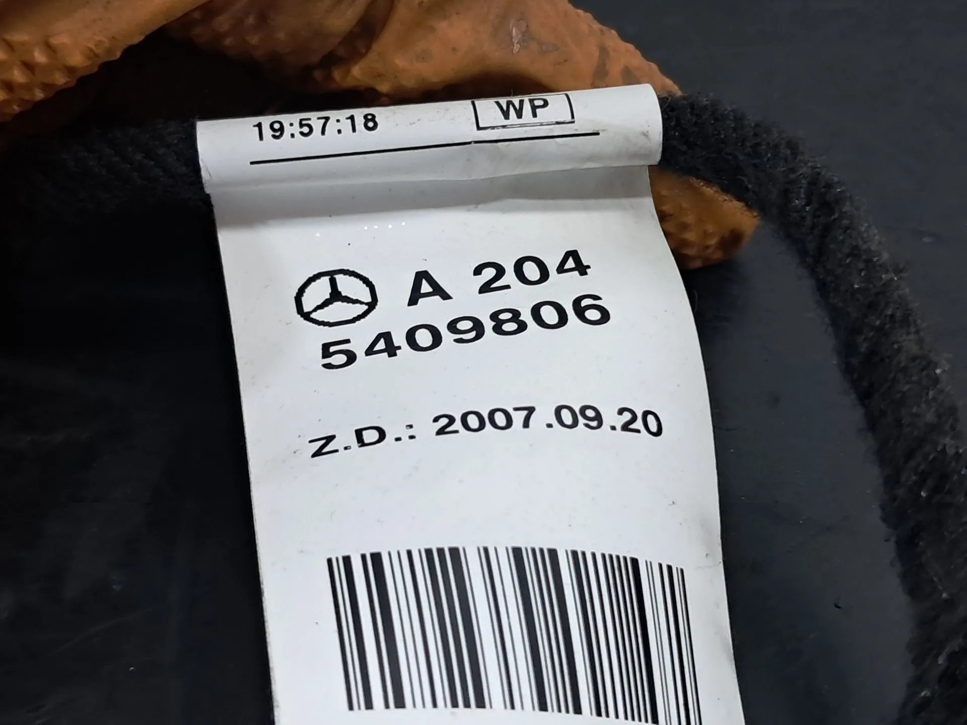 Impianto elettrico interno / cablaggio interno MERCEDES-BENZ Classe E Cabriolet (A207) Imagem-3