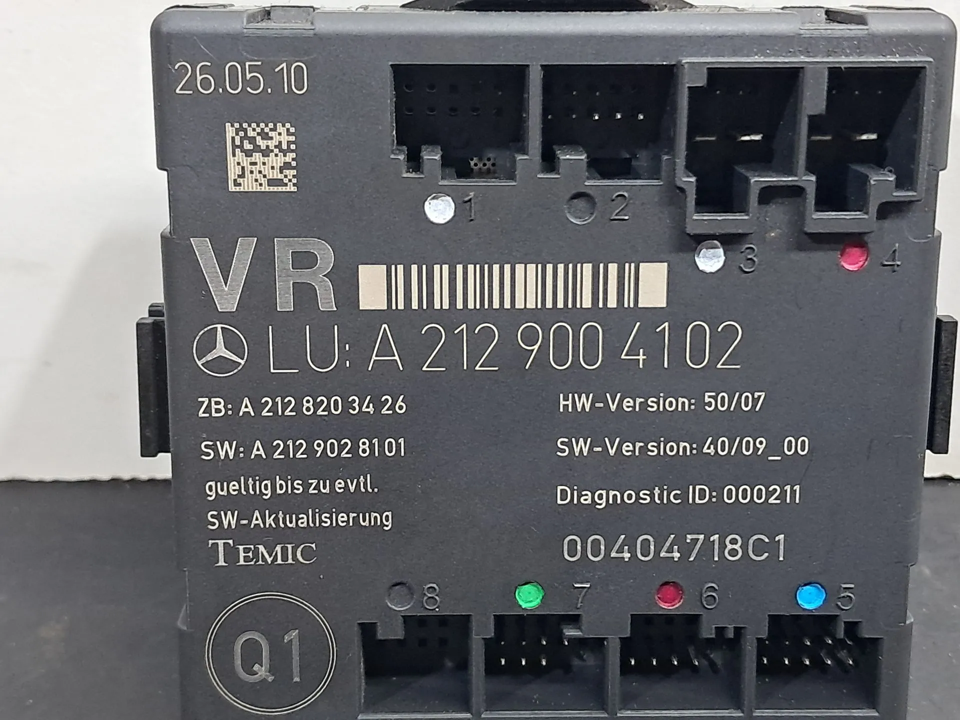 Módulo puerta Frente Derecho MERCEDES-BENZ Classe E Cabriolet (A207) Imagem-1