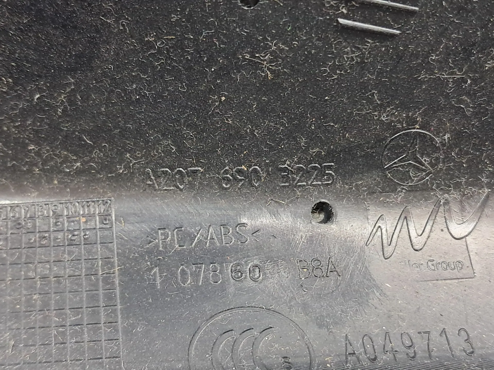 Revestimientos pilar A derecho MERCEDES-BENZ Classe E Cabriolet (A207) Imagem-5