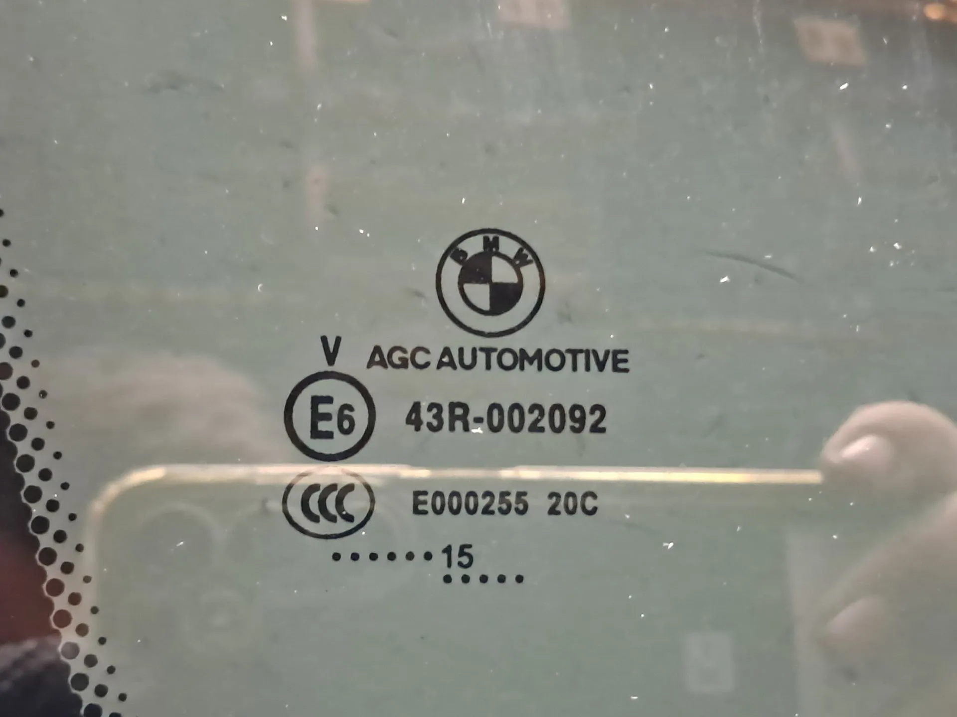 Vitre de custode arrière gauche BMW 4 Gran Coupe (F36) Imagem-6