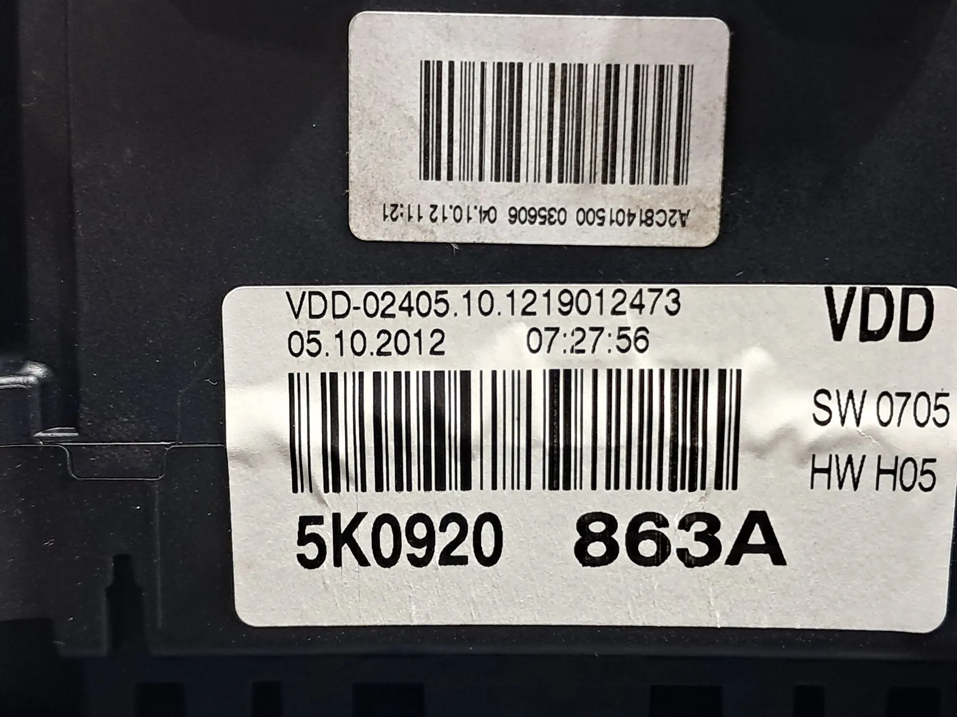 Compteur de vitesse VOLKSWAGEN Golf VI (5K1) Imagem-5