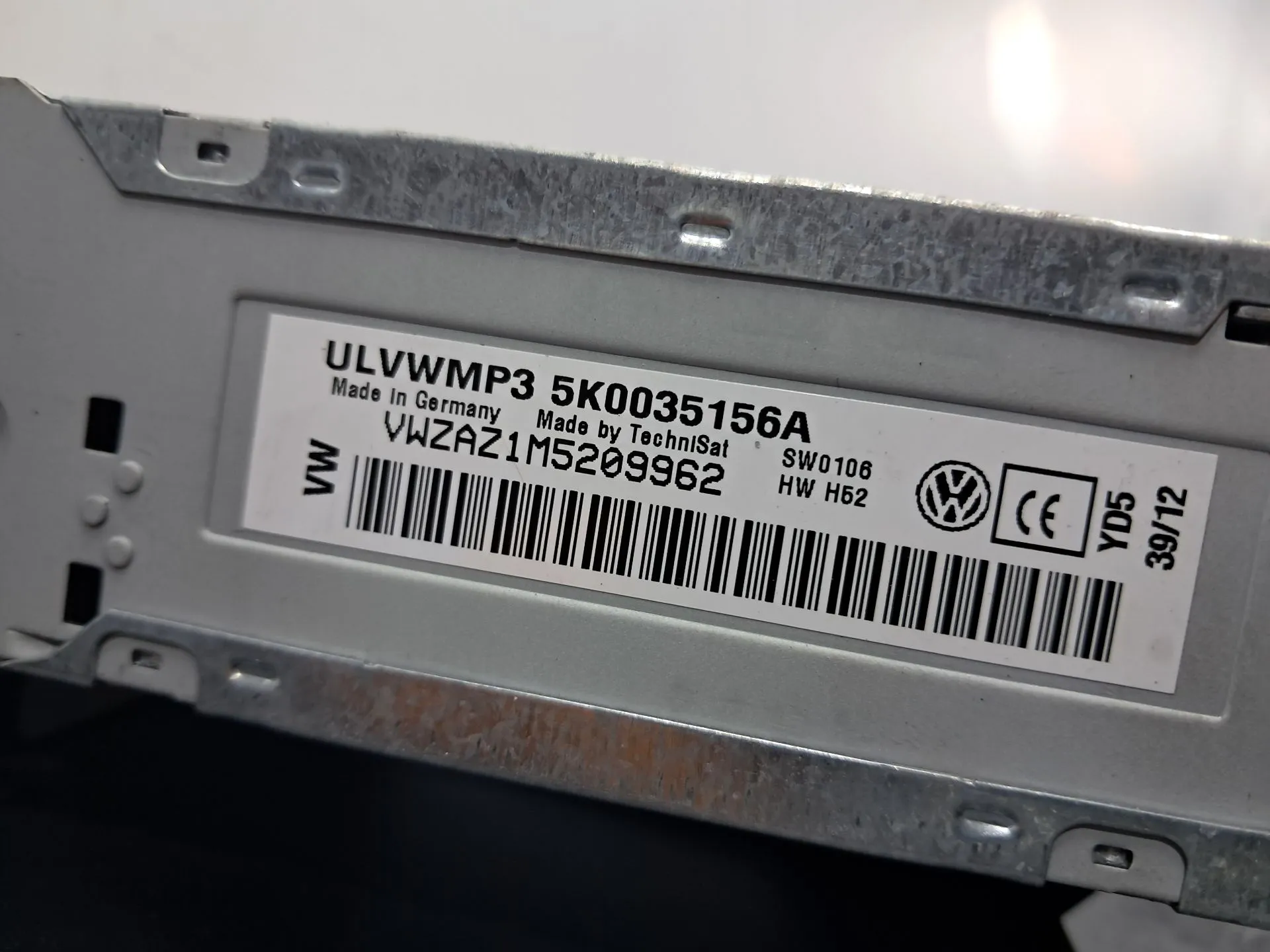 Rádio / auto-rádio VOLKSWAGEN Golf VI (5K1) Imagem-3