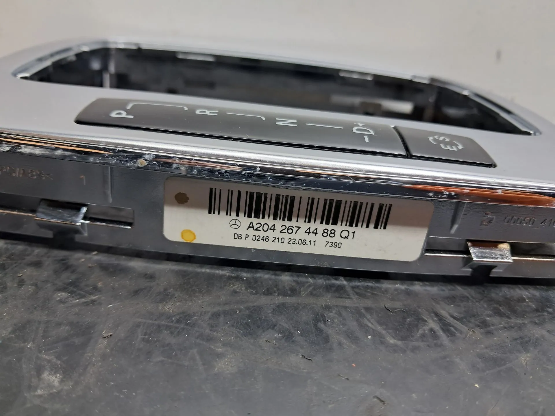 Aro seletor velocidades MERCEDES-BENZ Classe C (W204) Imagem-3