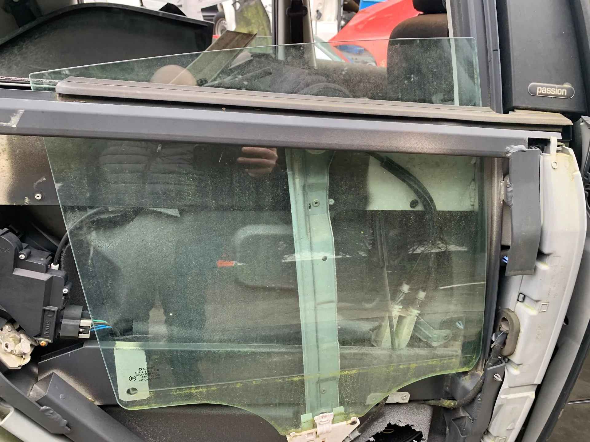 Vidro porta TR DT SMART ForFour (454) | 2004 - 2006