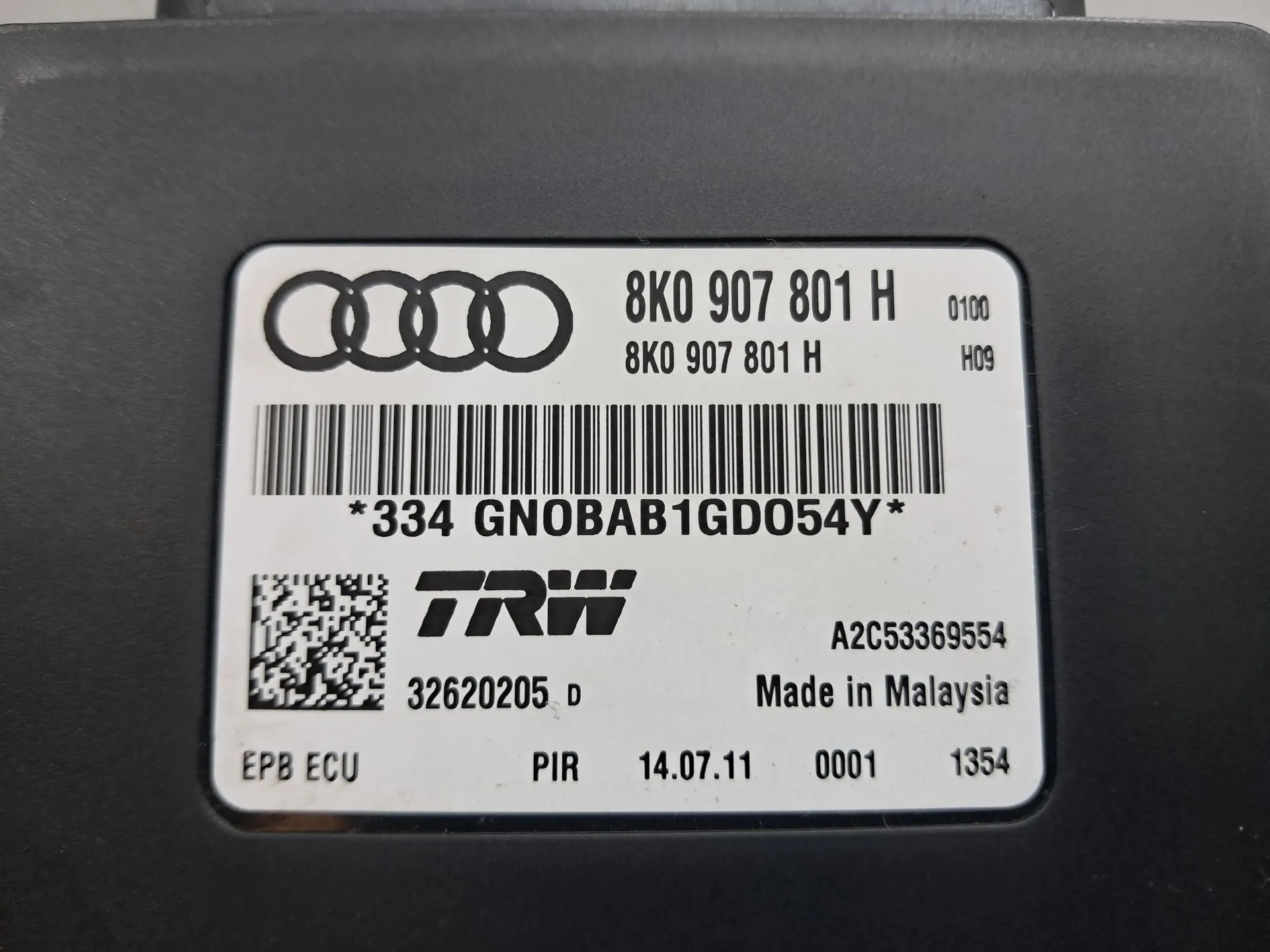 Módulo do travão auto / parque AUDI A4 Allroad (8KH, B8) Imagem-1