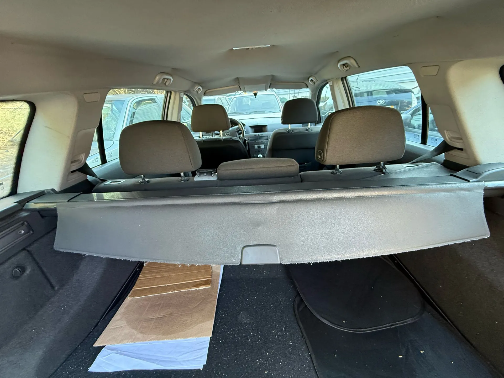 Rear Parcel shelf / trunk cover OPEL Astra H Caravan (L35) Imagem-1