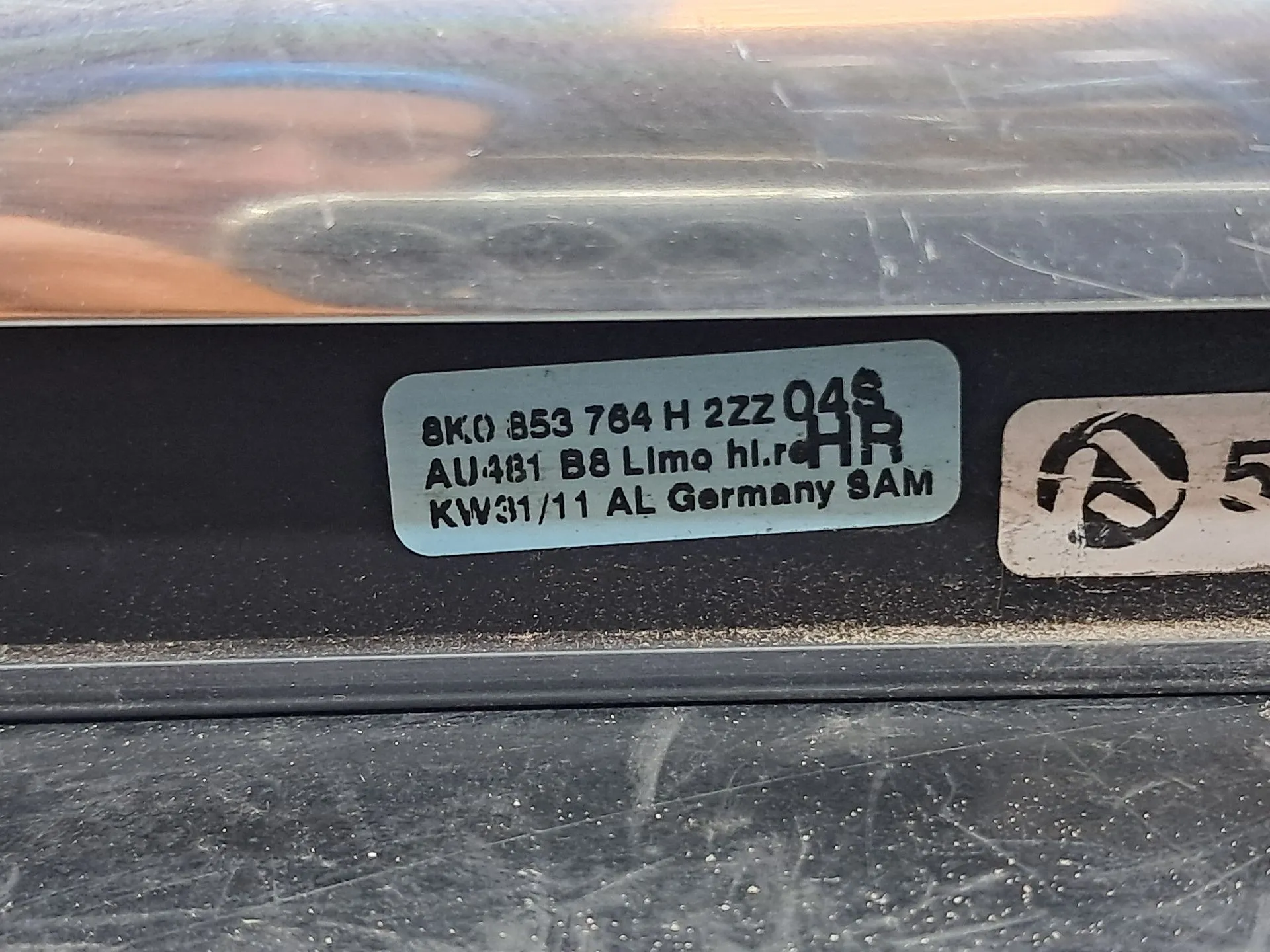 Raspador Vidrio de Puerta Trasera Derecha AUDI A4 Allroad (8KH, B8) Imagem-7