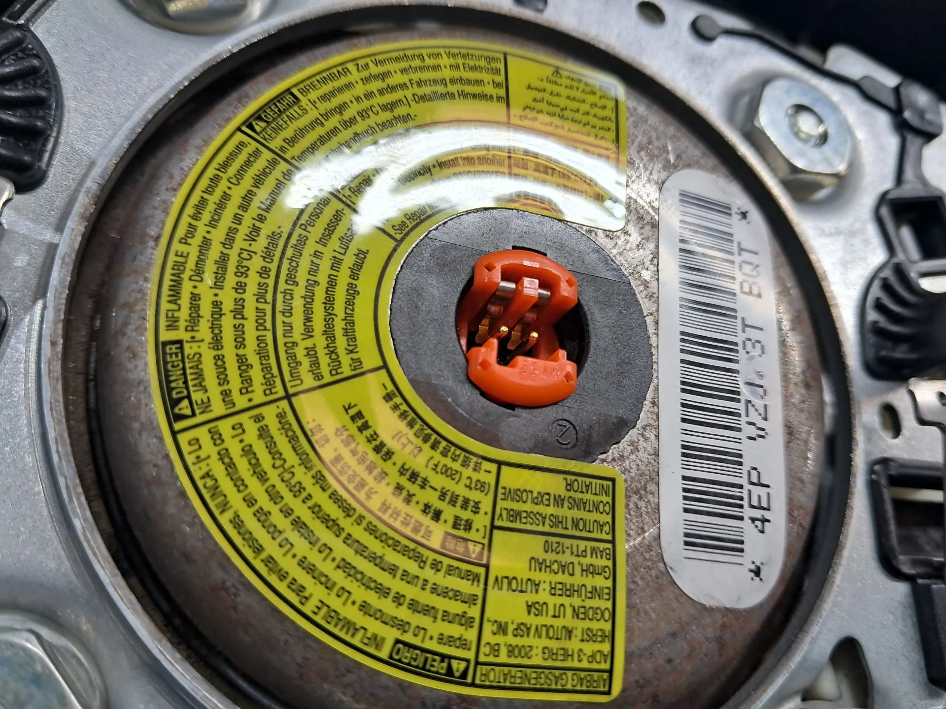 Airbag del Volante TOYOTA Verso (_R2_) Imagem-3