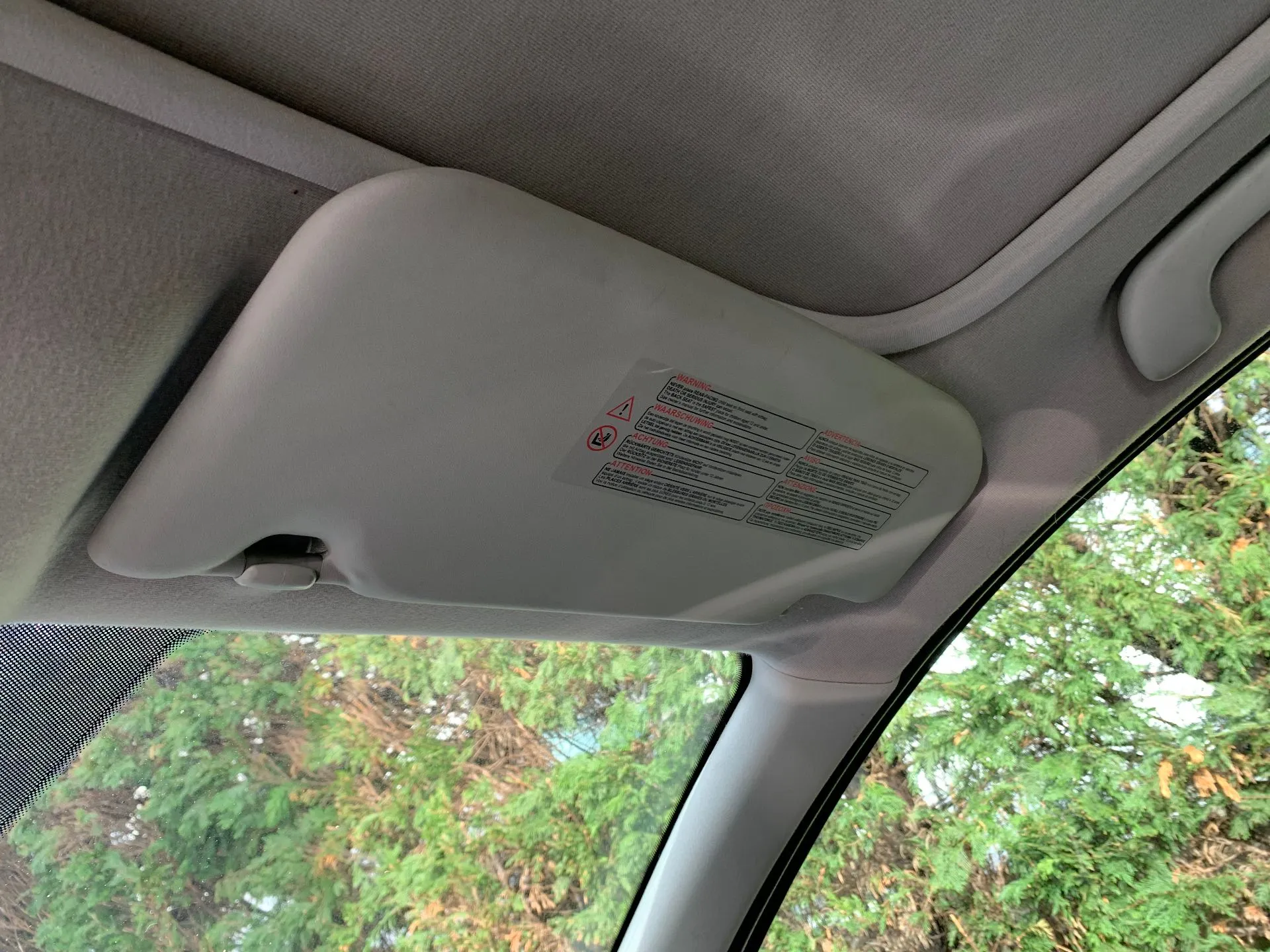 Right Sun Visor NISSAN Qashqai/Qashqai+2 I (J10, JJ10)