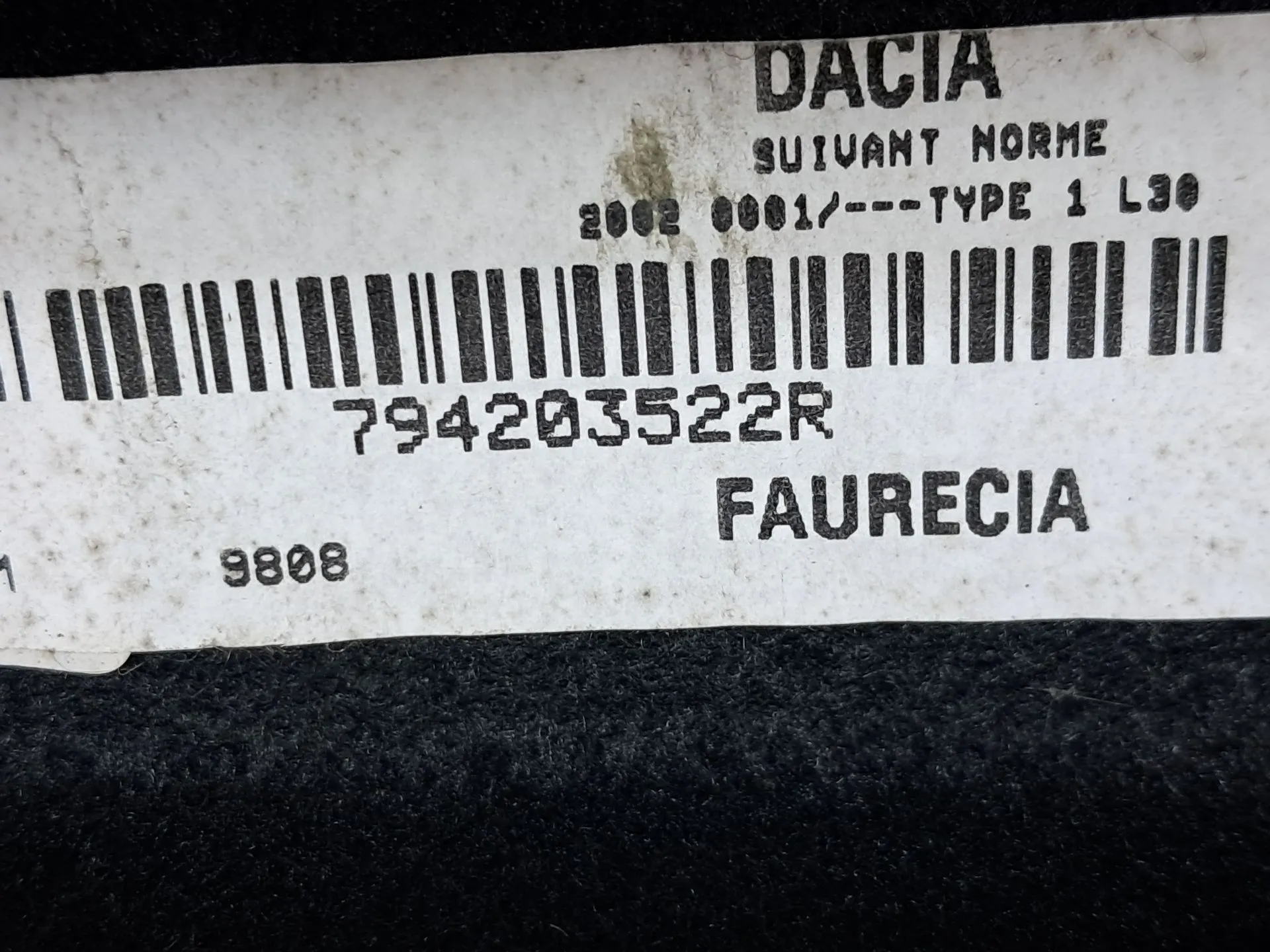 Chapeleira / tampo da mala DACIA Duster (HM_) Imagem-16