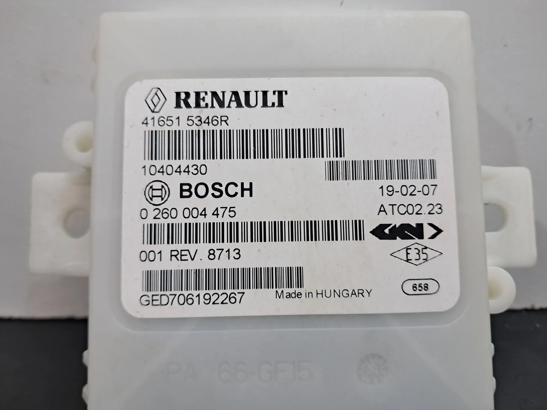 Módulo genérico DACIA Duster (HM_) Imagem-1