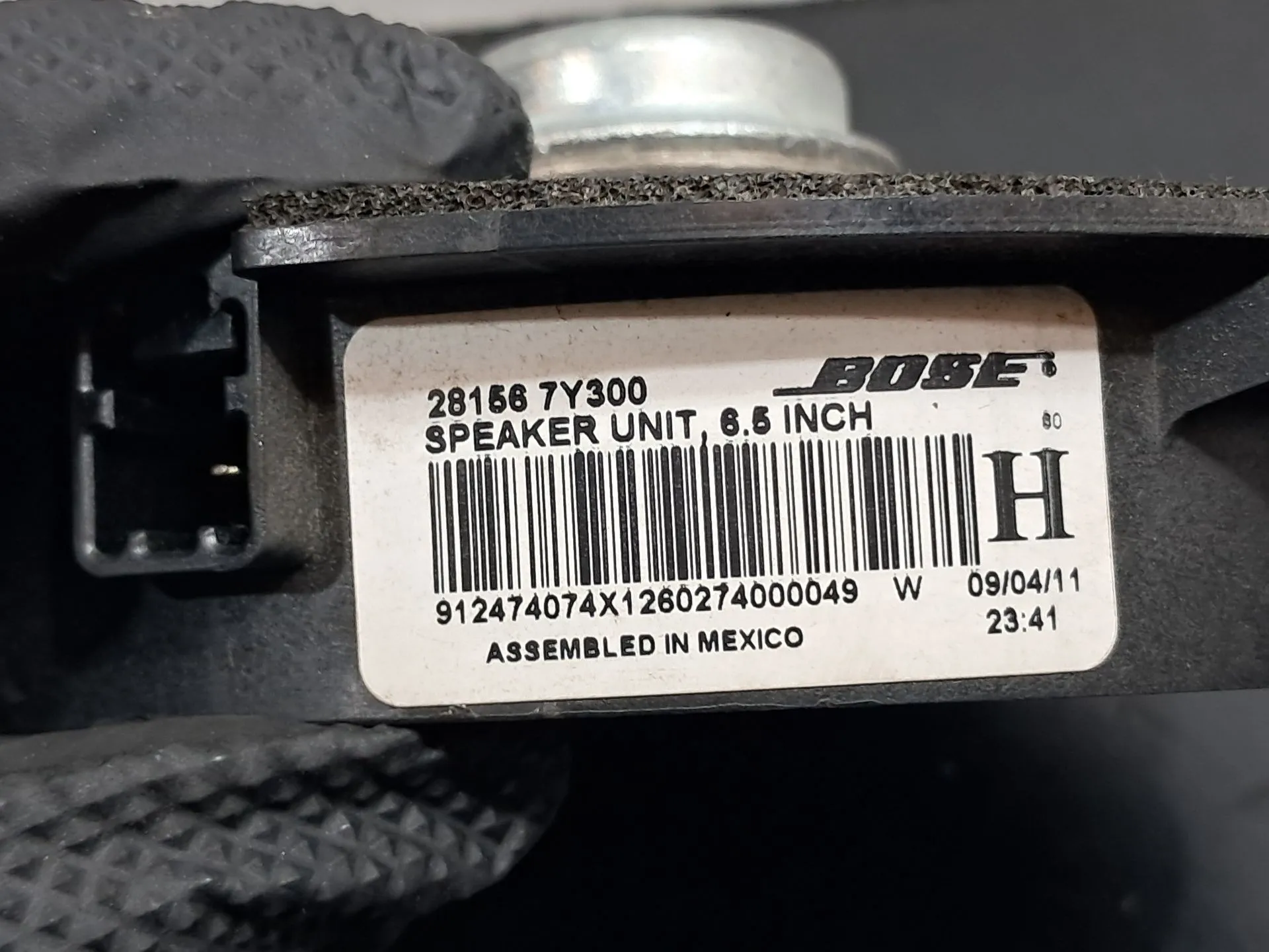 Sound system column / Speakers  NISSAN Qashqai/Qashqai+2 I (J10, JJ10) Imagem-3