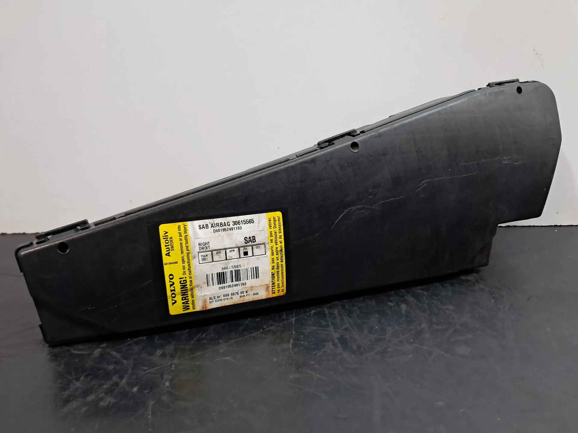 Airbag banco direito VOLVO S40 II (MS) | 2003 - 2012