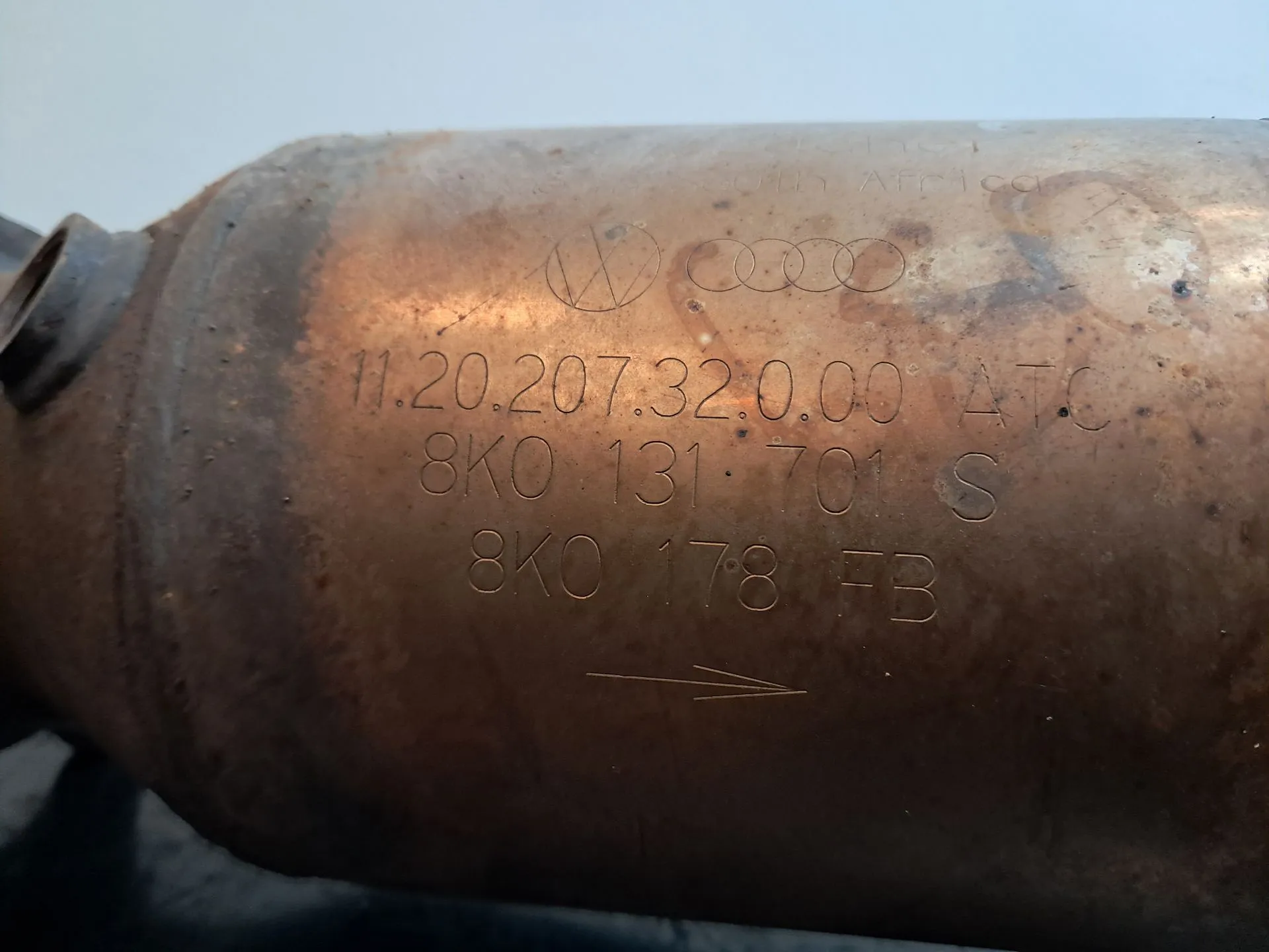 Catalytic converter / particle filter AUDI Q5 (8R) Imagem-1