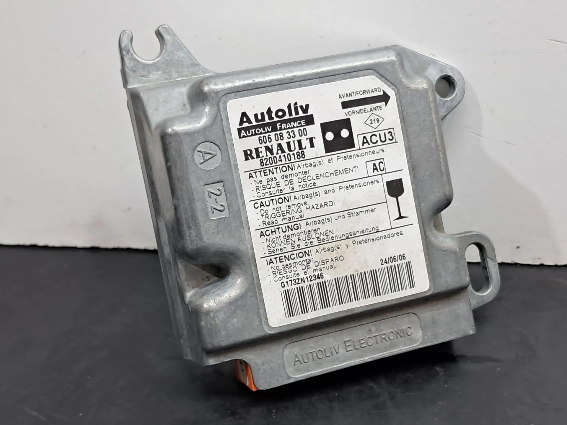 Centralina airbag RENAULT Kangoo (KC0/1_)