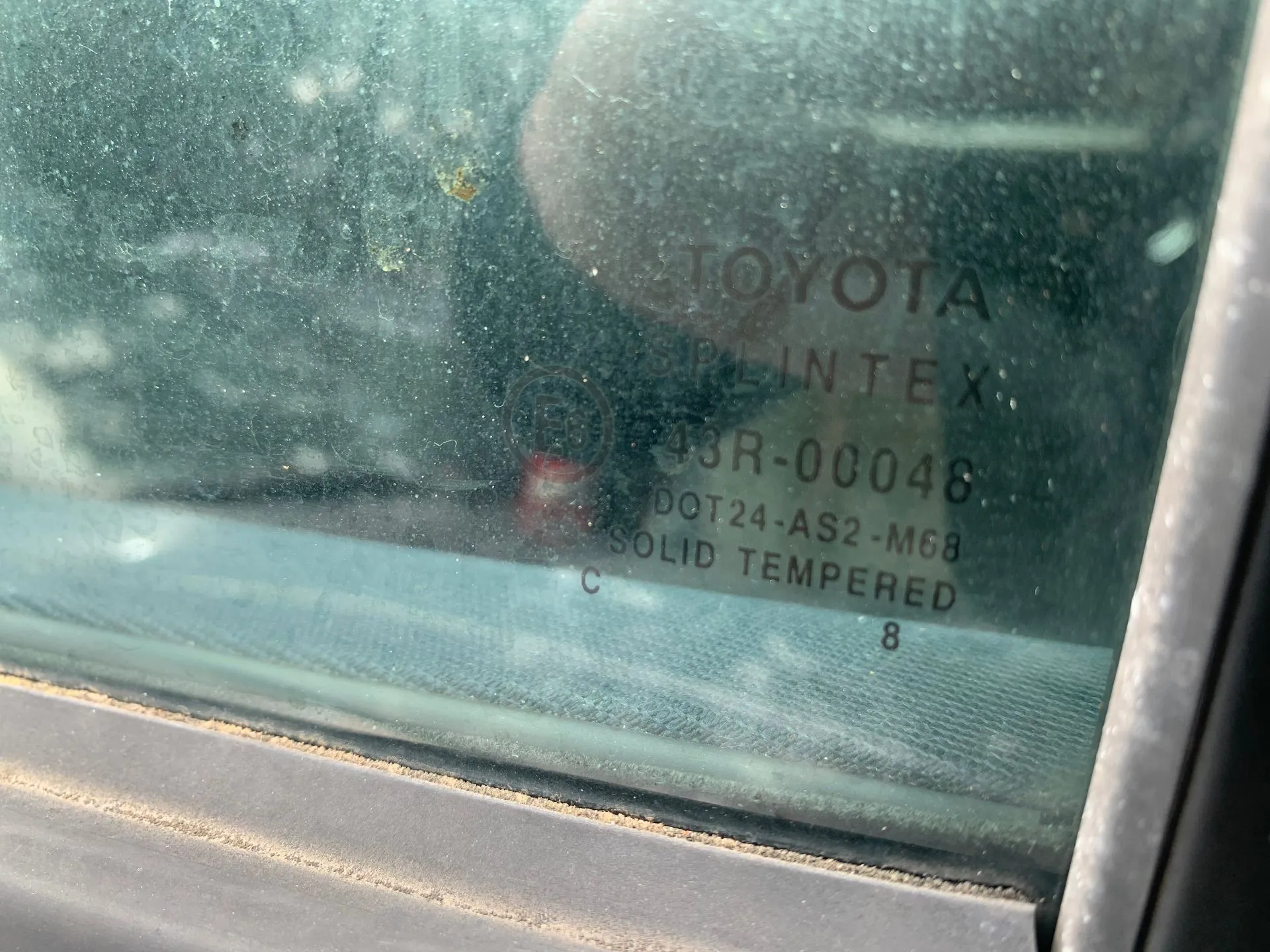 Left rear door glass TOYOTA Yaris (_P9_) Imagem-1