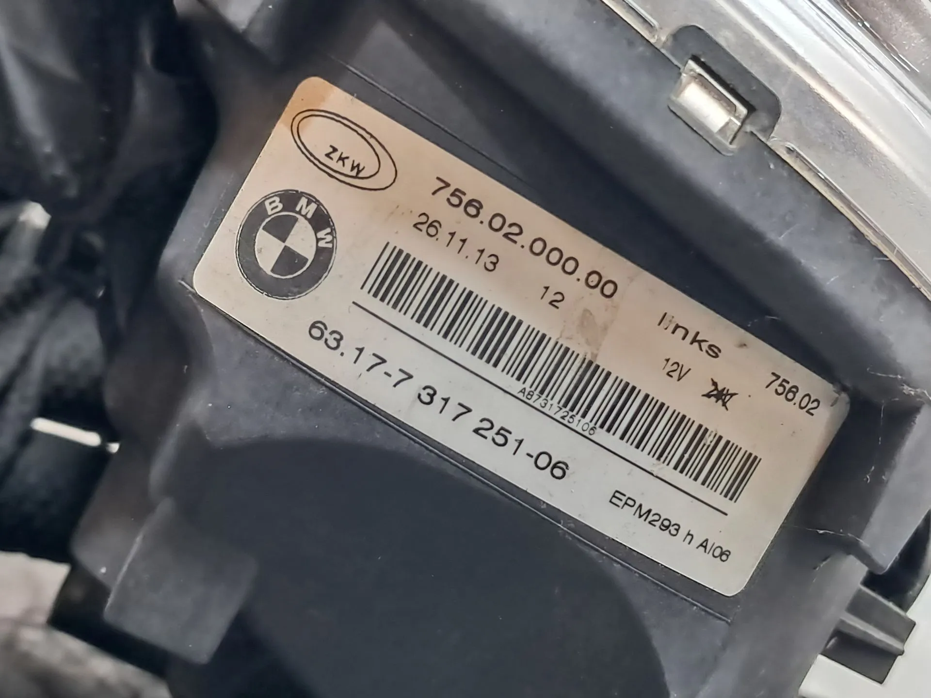 Feu antibrouillard Avant Gauche BMW X5 (F15, F85) Imagem-4