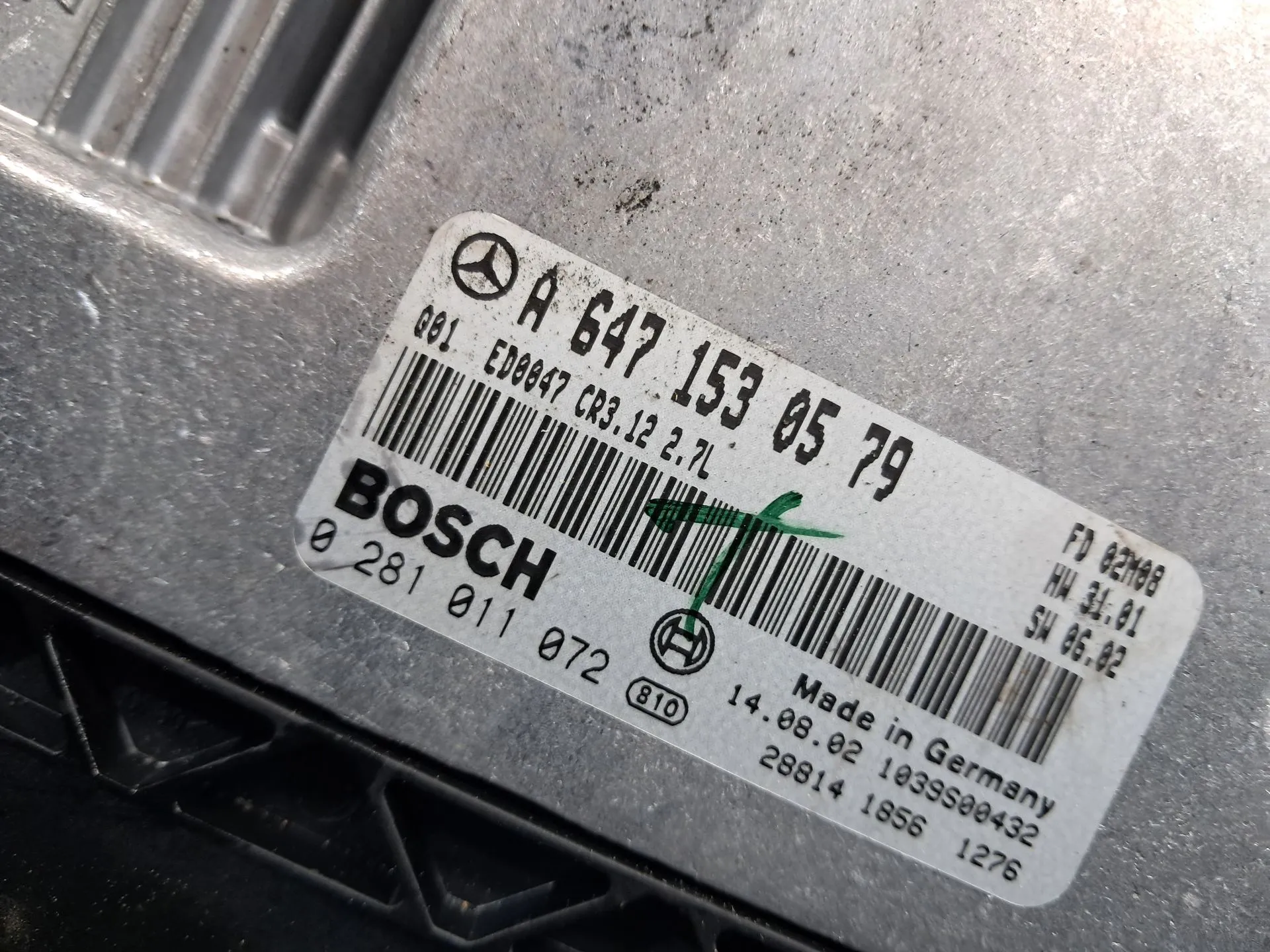 Centralina motor / ECU MERCEDES-BENZ Classe E (W211) Imagem-1