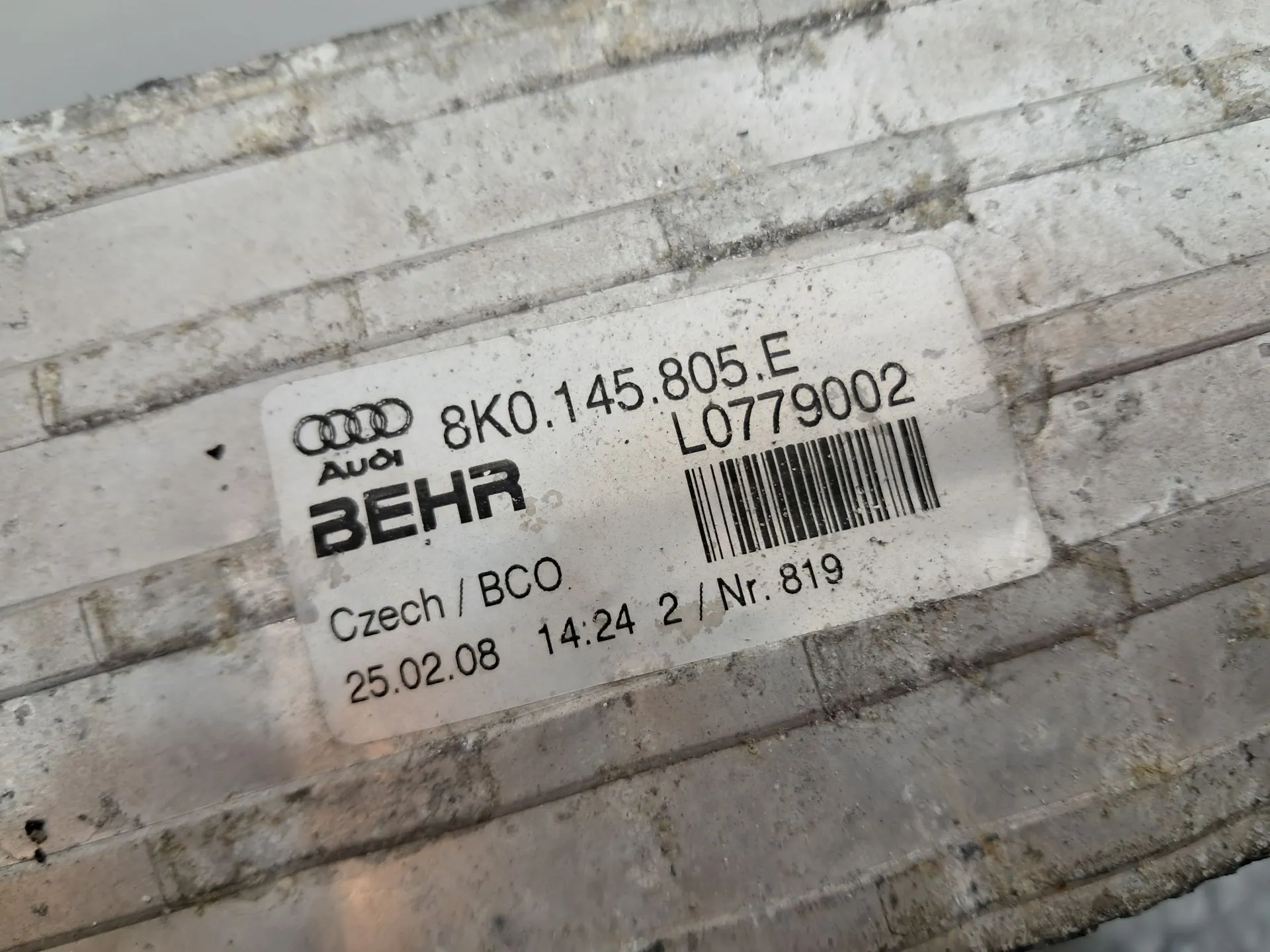 Radiador do intercooler AUDI A4 (8K2, B8) Imagem-4