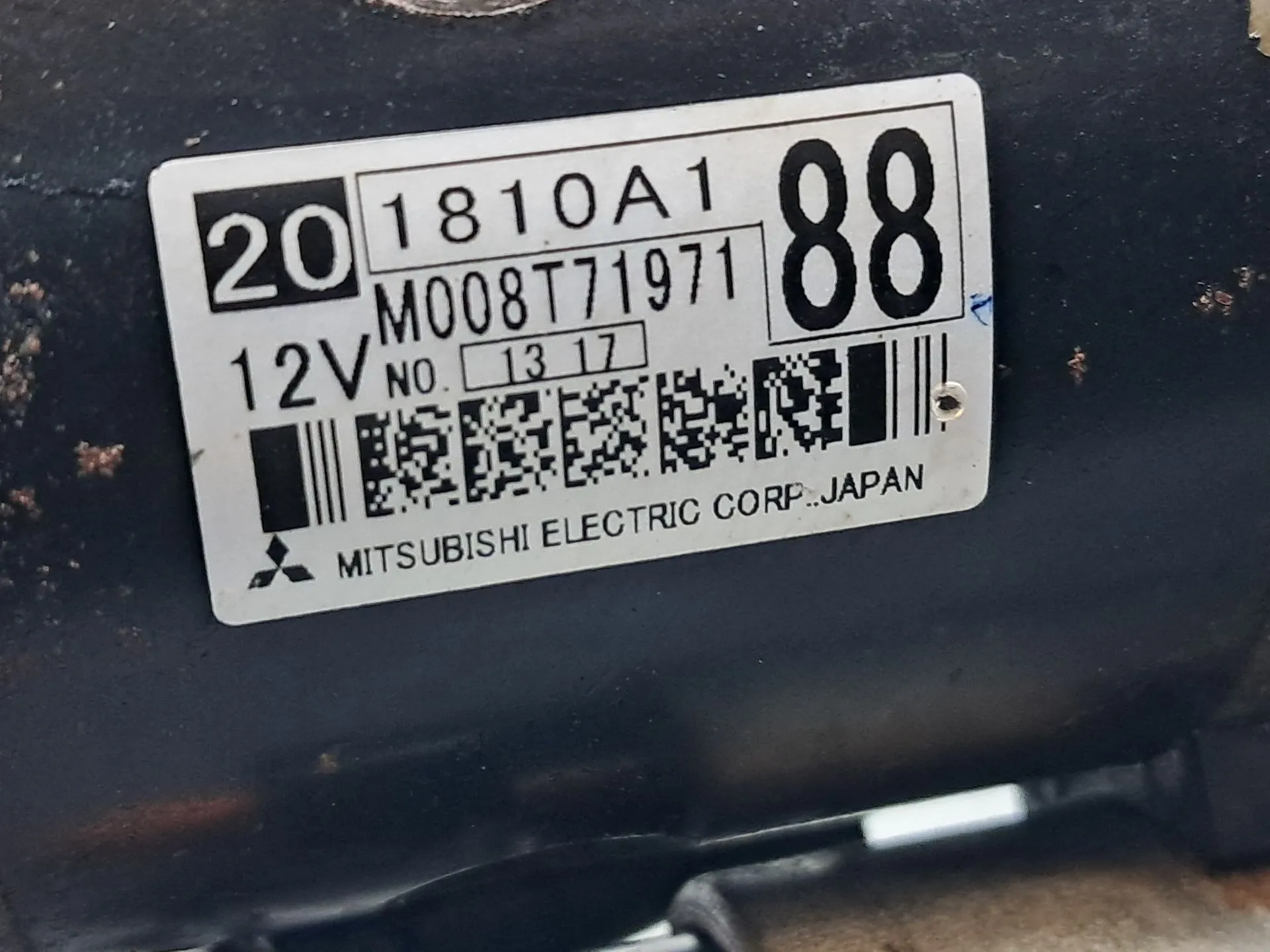 Motor de arranque MITSUBISHI Outlander II (CW_W) Imagem-1