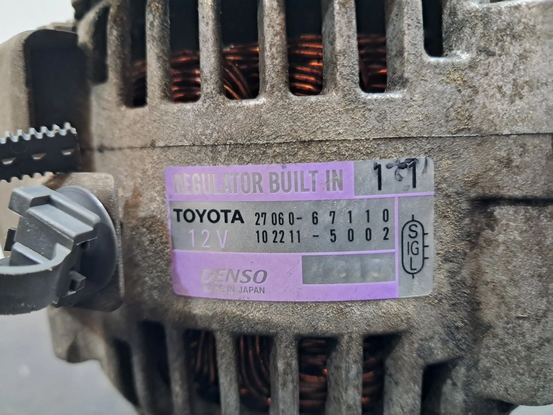 Alternador TOYOTA Land Cruiser 90 (_J9_) Imagem-1