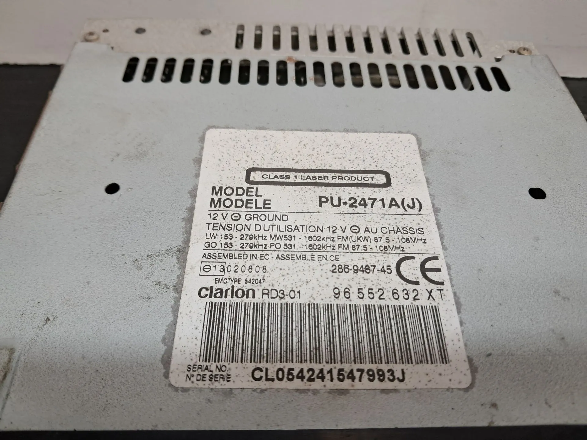 Rádio / auto-rádio CITROËN C3 I (FC_) Imagem-3