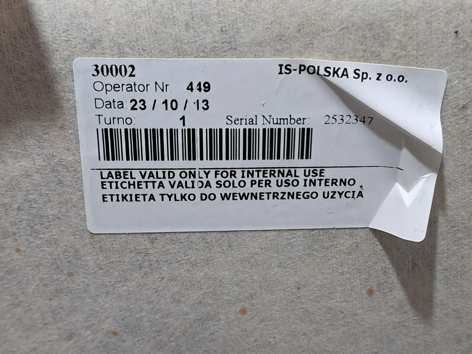 Revêtement de toit AUDI A3 Sportback (8VA, 8VF) Imagem-10