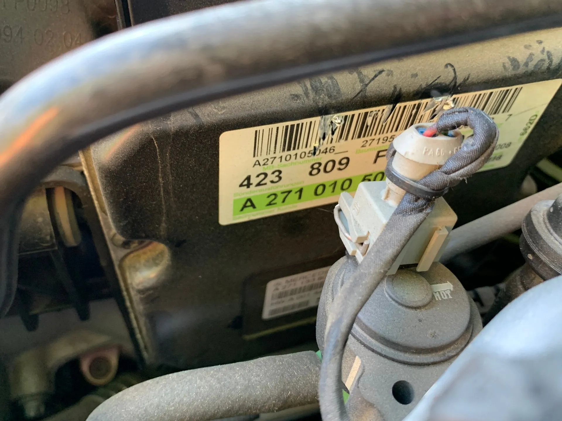 Centralina motor / ECU MERCEDES-BENZ SLK (R171) Imagem-2