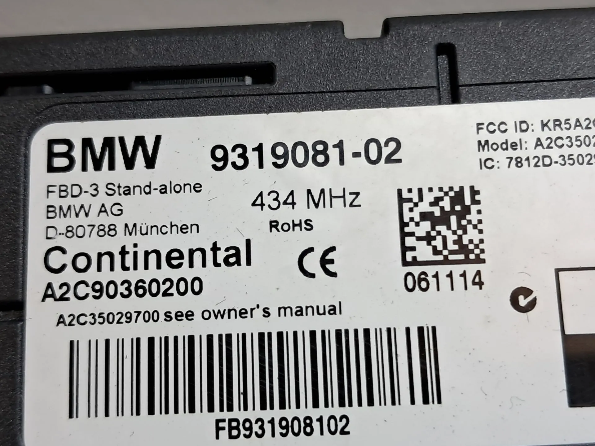Module générique BMW 1 (F20) Imagem-1