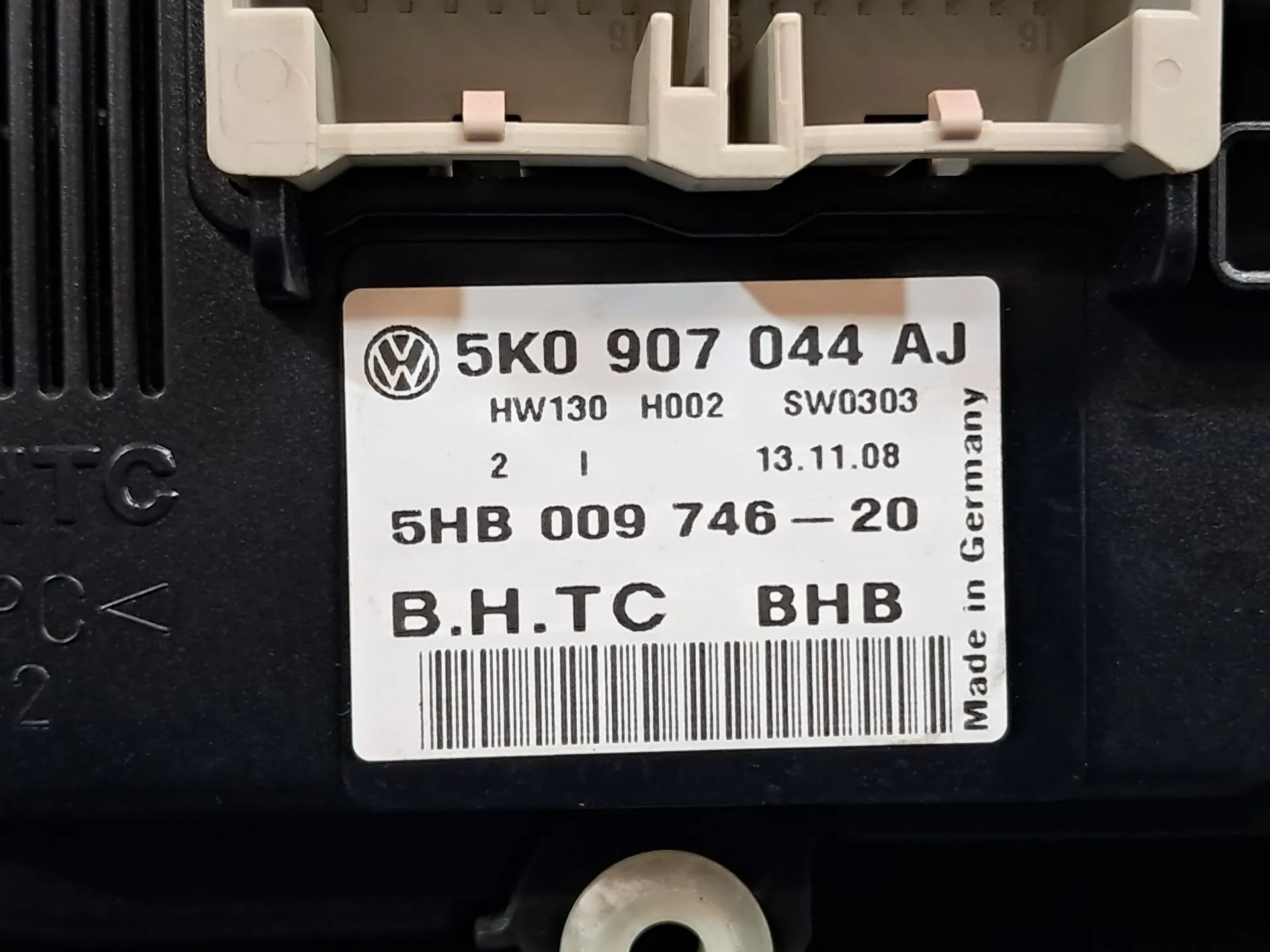 Commande chauffage VOLKSWAGEN Golf VI (5K1) Imagem-3