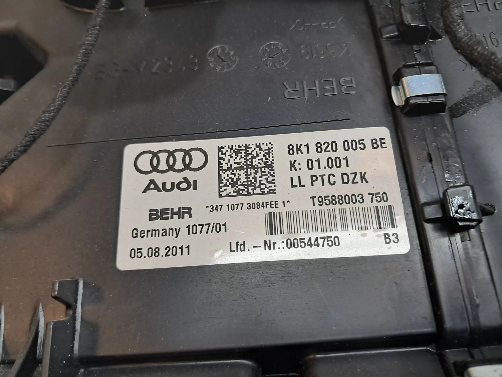 Chauffage / sofagem completa AUDI A4 Allroad (8KH, B8) Imagem-1