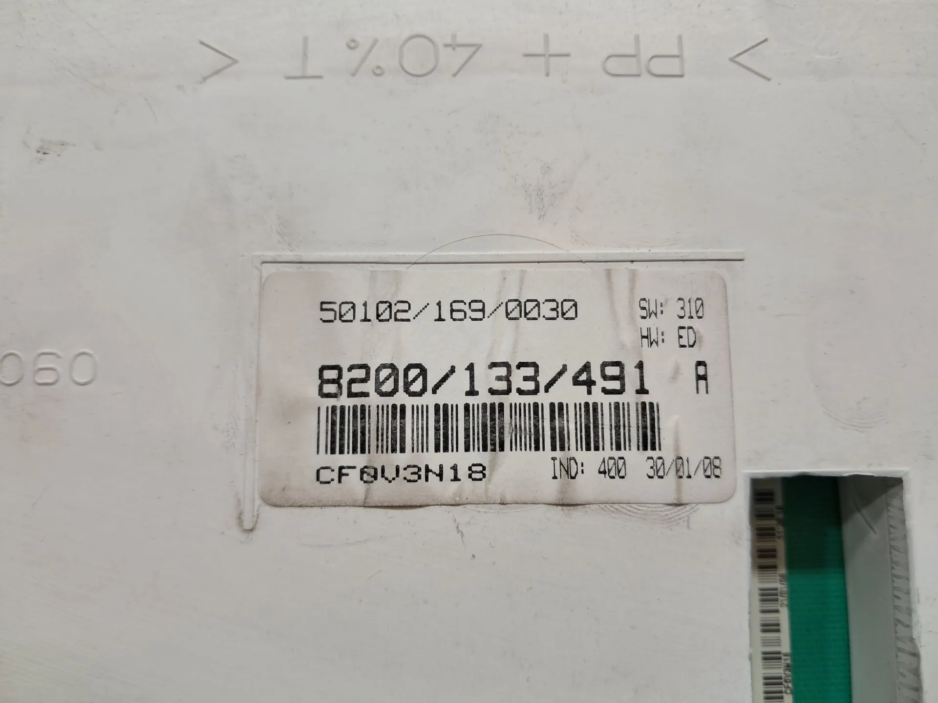 Quadro strumenti / Pannello strumenti RENAULT Clio II Société (SB0/1/2_) Imagem-9