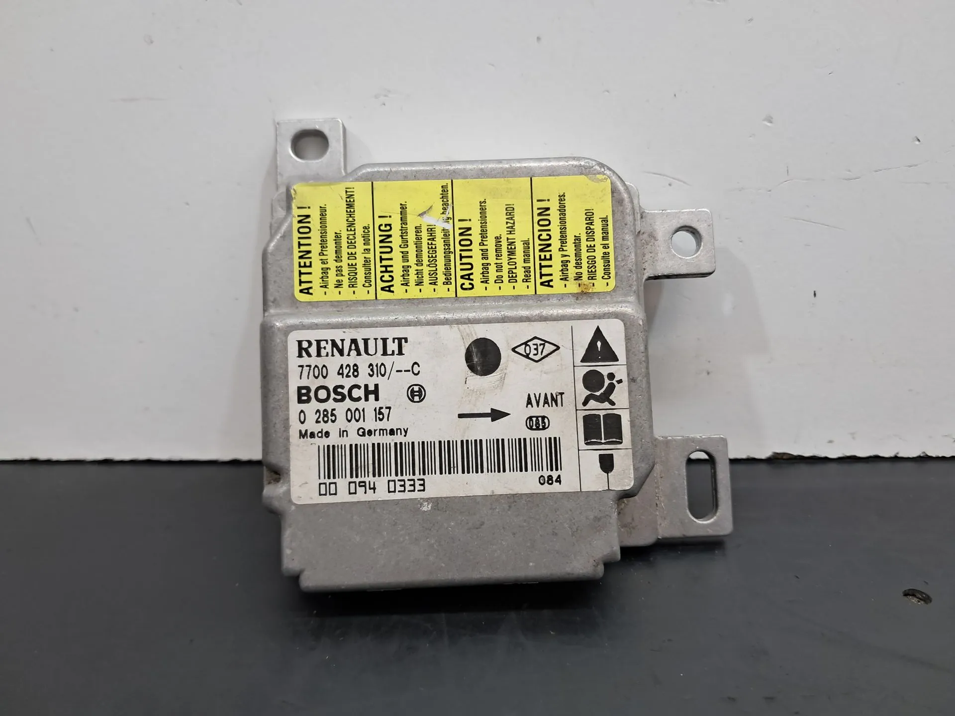 Centralina airbag RENAULT Clio II Société (SB0/1/2_)