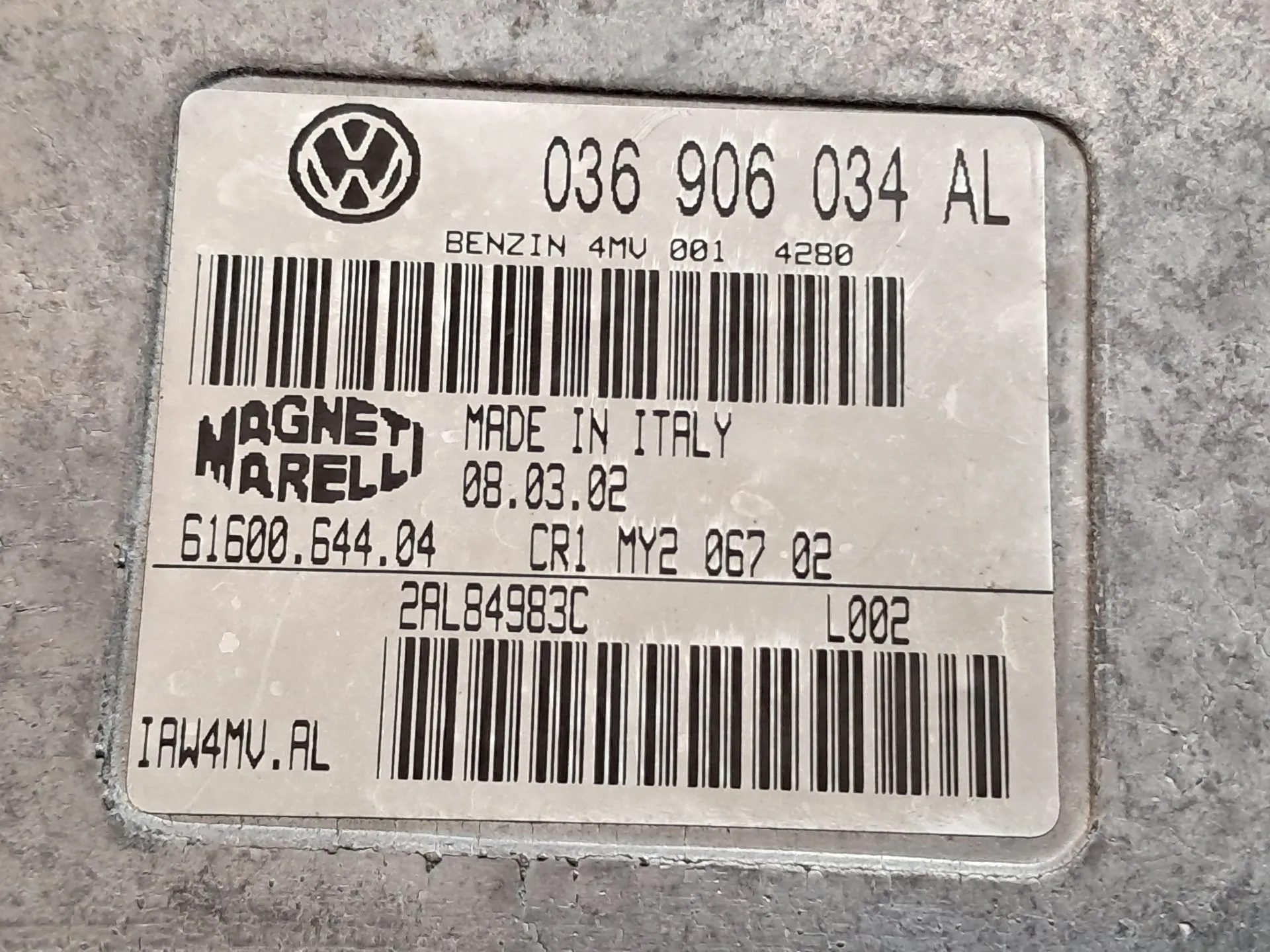 Centralina motor / ECU SEAT Ibiza III (6L1) Imagem-1