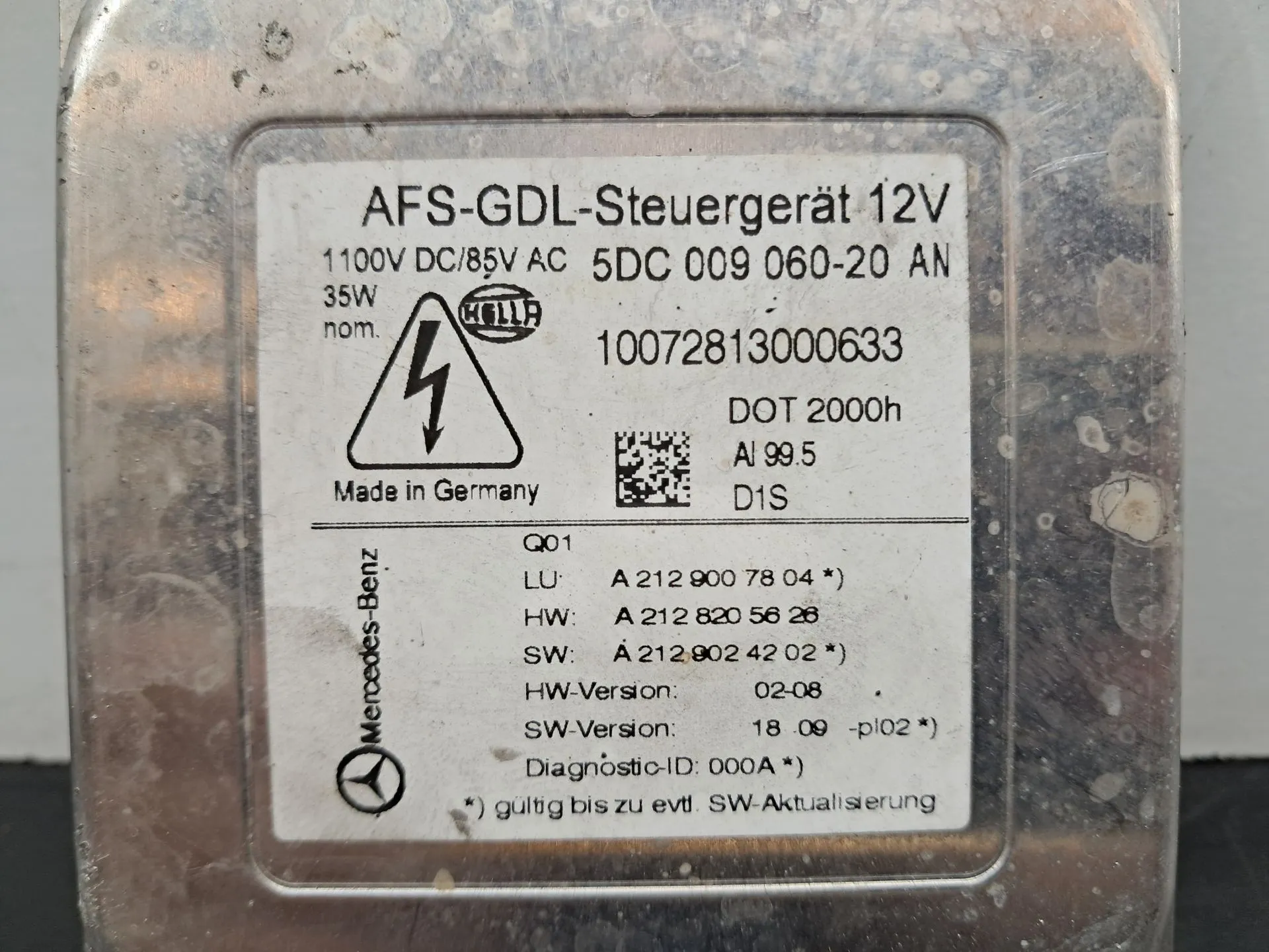 Ballast Xenon / Module LED MERCEDES-BENZ Classe E (W212) Imagem-3