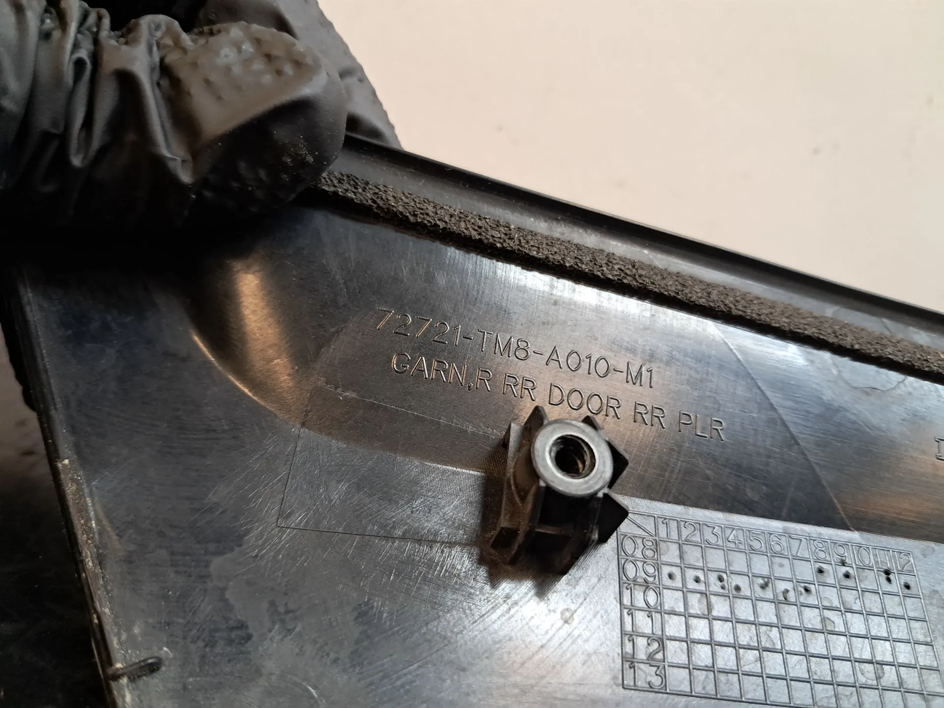 Right rear door trim HONDA Insight (ZE2) Imagem-3