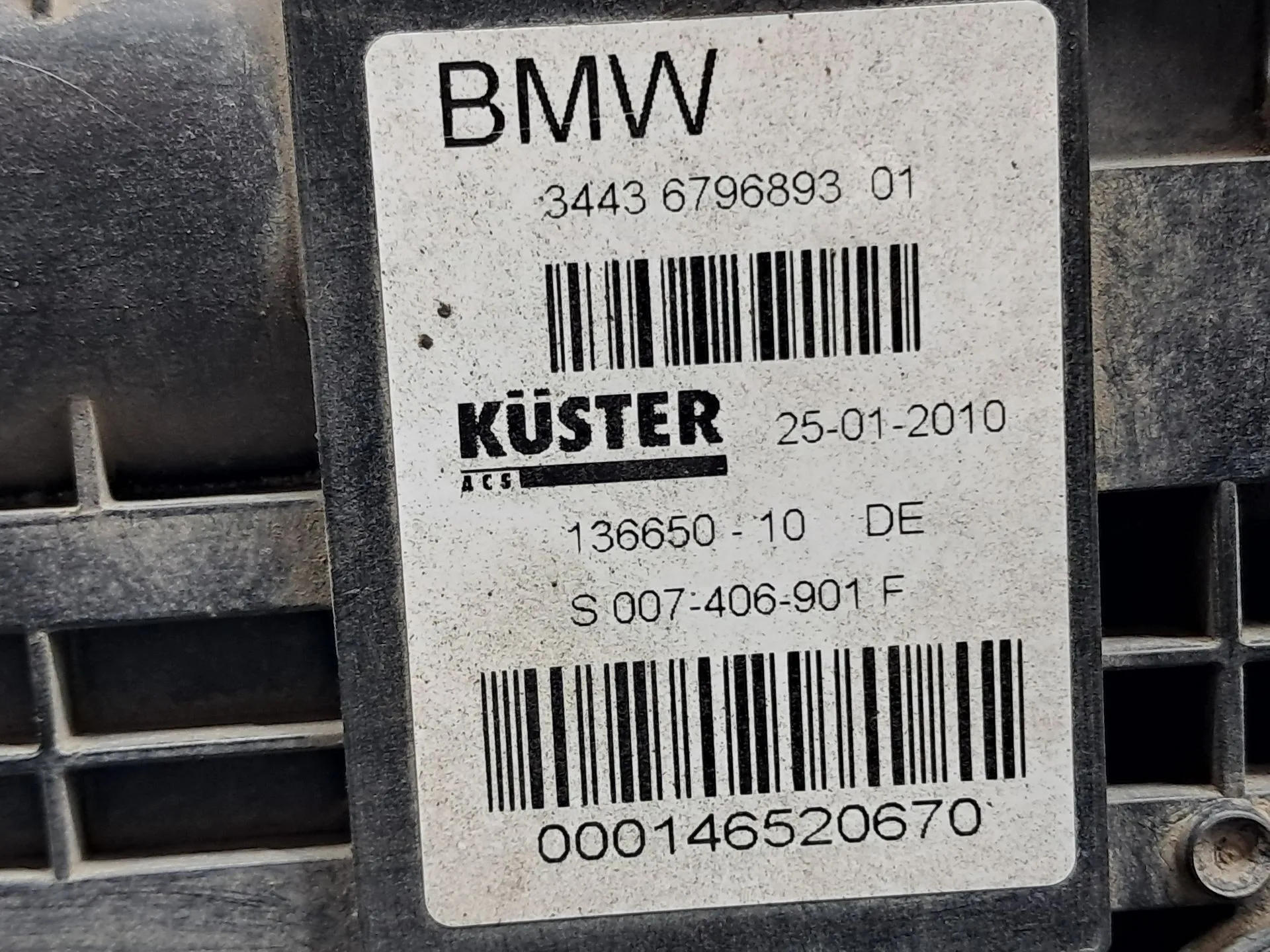 Parking Brake Control Unit Module BMW 5 Gran Turismo (F07) Imagem-4