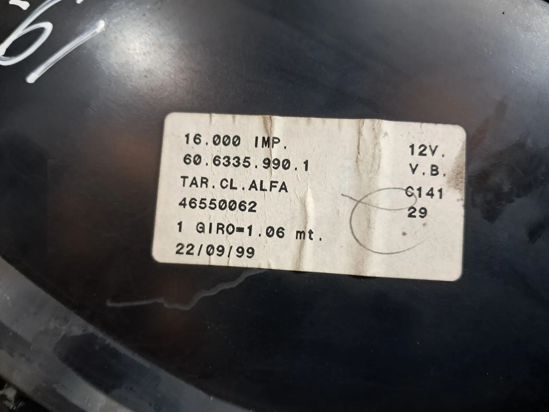 Compteur de vitesse FIAT Marea (185_) Imagem-4