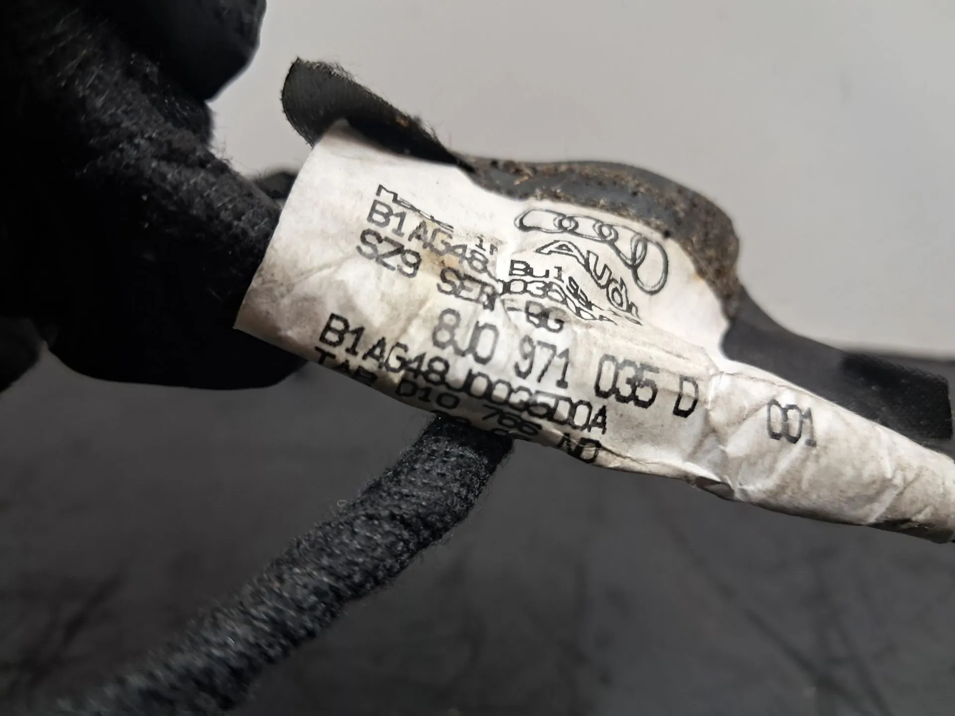 Instalación eléctrica interior / cableado interior AUDI TT (8J3) Imagem-3